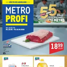 Metro angebote Profi - Prospekt Vorschau gültig ab 20.08.2026