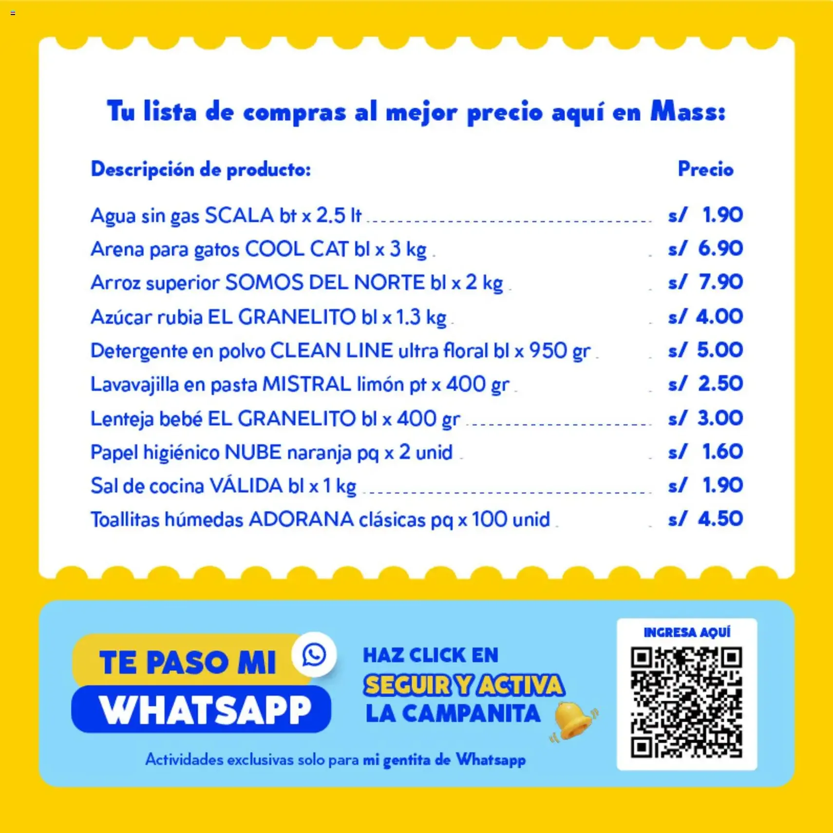 Catálogo Mass - Precio bajo y alta calidad - folleto válido desde 01/06/2026 página 7 de 9