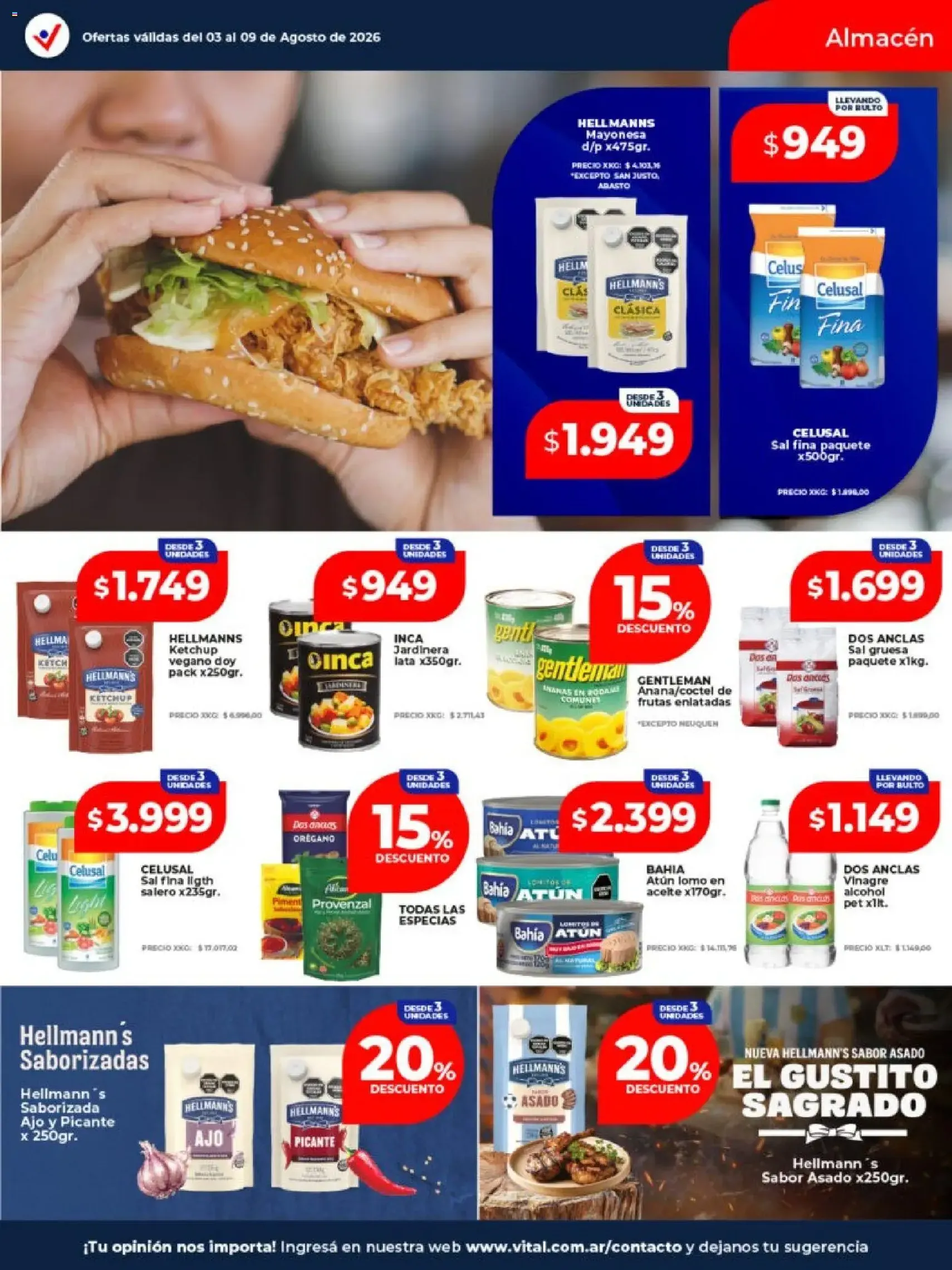 Vital - Ofertas - folleto válido desde 03/08/2026 página 16 de 26