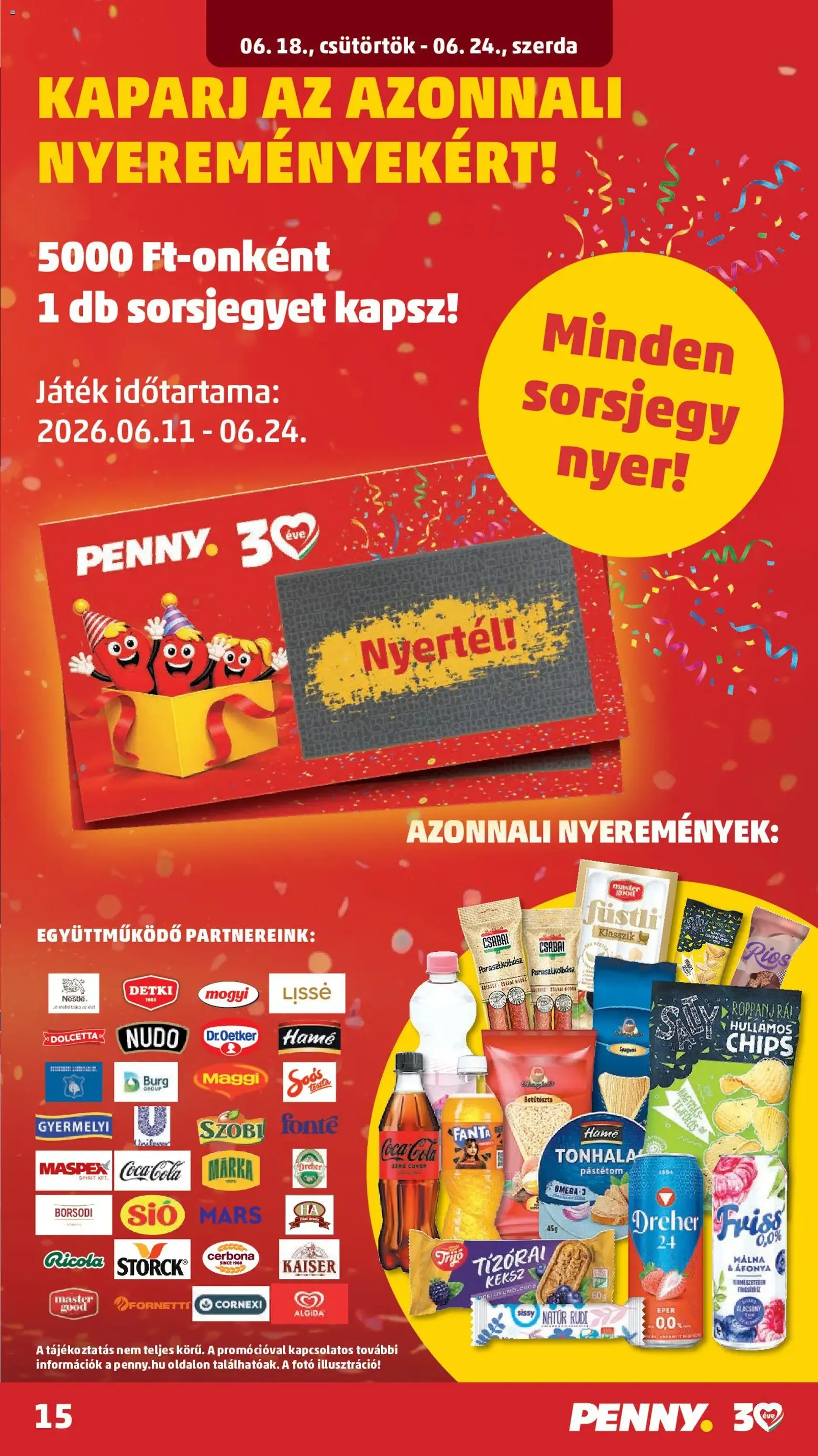 PENNY akciós újság - 2026.06.18. érvényes szórólap 17 oldal 45 oldalból