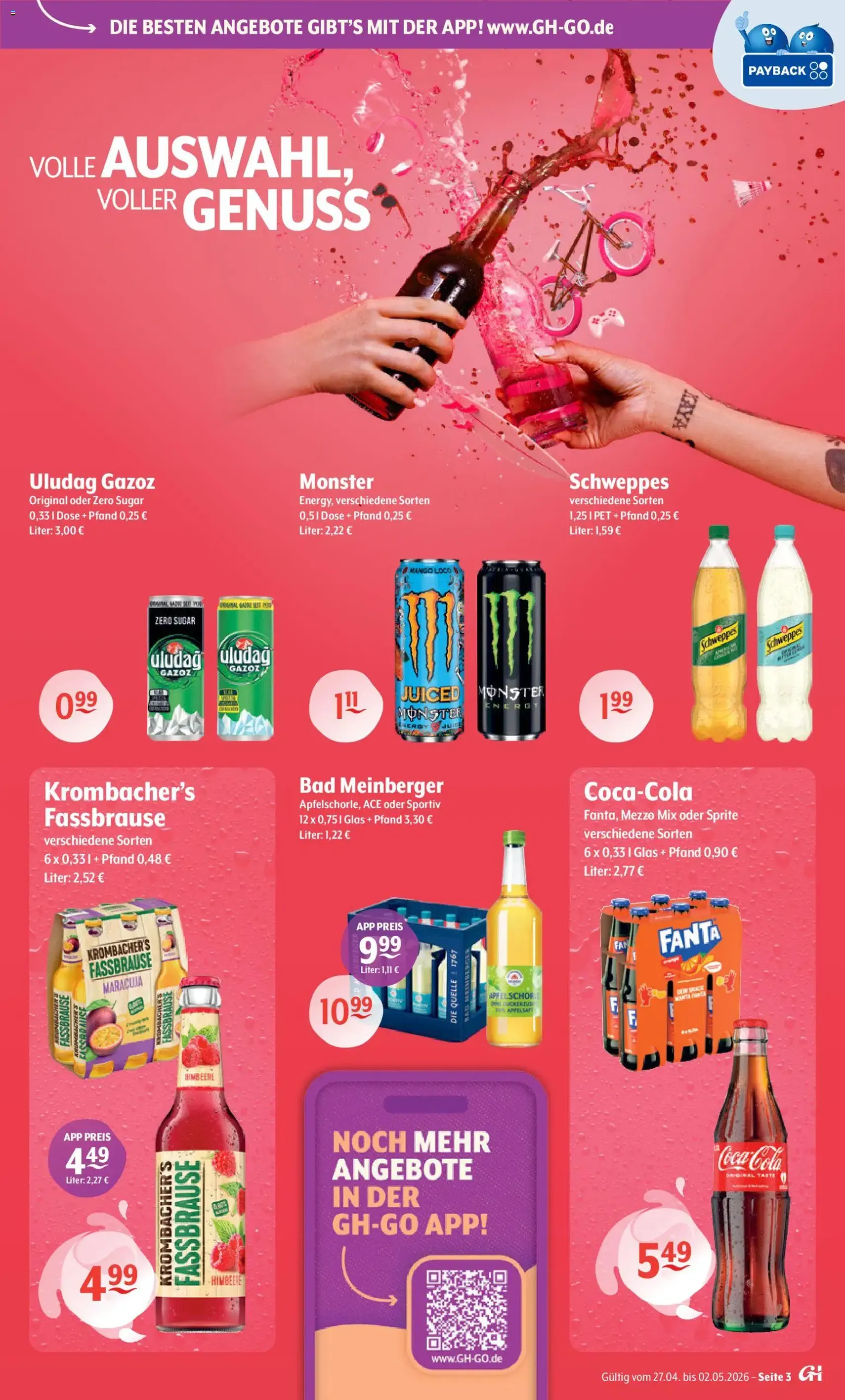 Trink und Spare Prospekt - Gültiger Prospekt ab 27.04.2026, Seite 3 von insgesamt 8