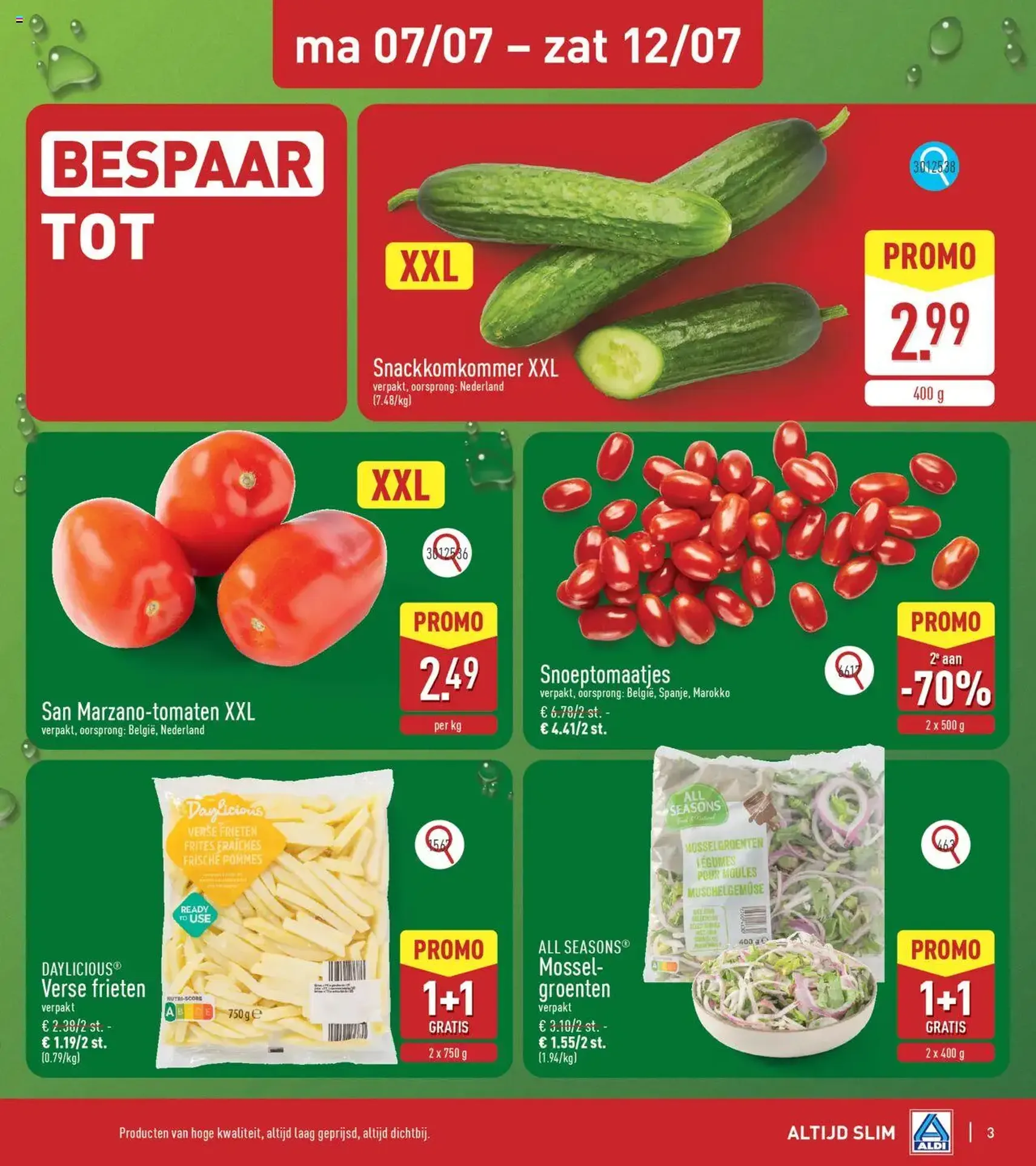 Aldi folder week 28 - geldige folder vanaf 07/07/2025 pagina 3 van 25 Aldi folder week 28 - geldige folder vanaf 07/07/2025 pagina 3 van 25