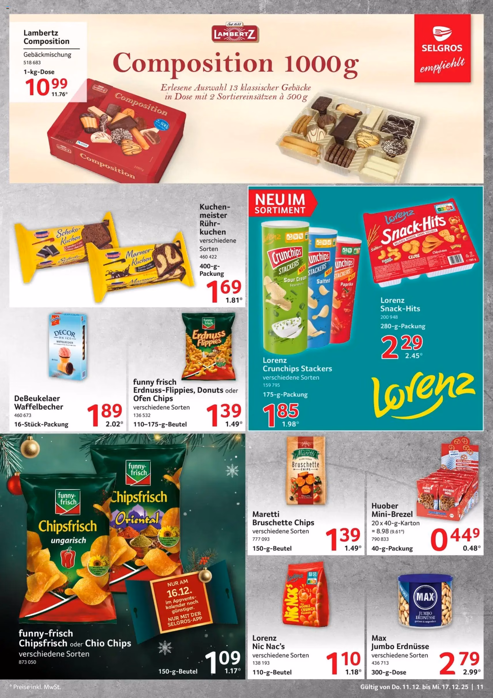 Selgros Prospekt - Gültiger Prospekt ab 11.12.2025, Seite 11 von insgesamt 16