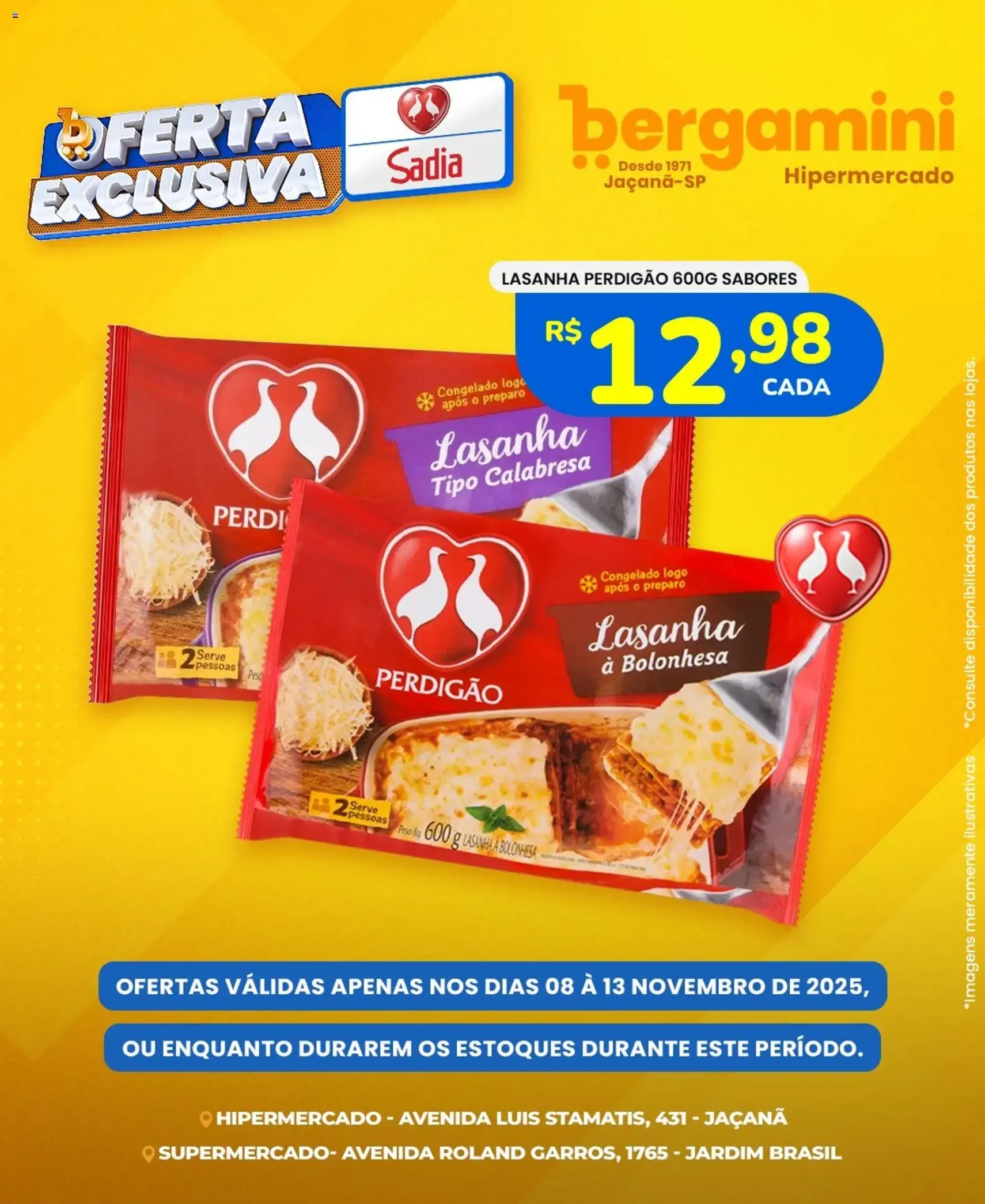 Supermercado Bergamini - Ofertas Sadia e Perdigão - folheto válido a partir de 08/11/2025 página 5 de 7