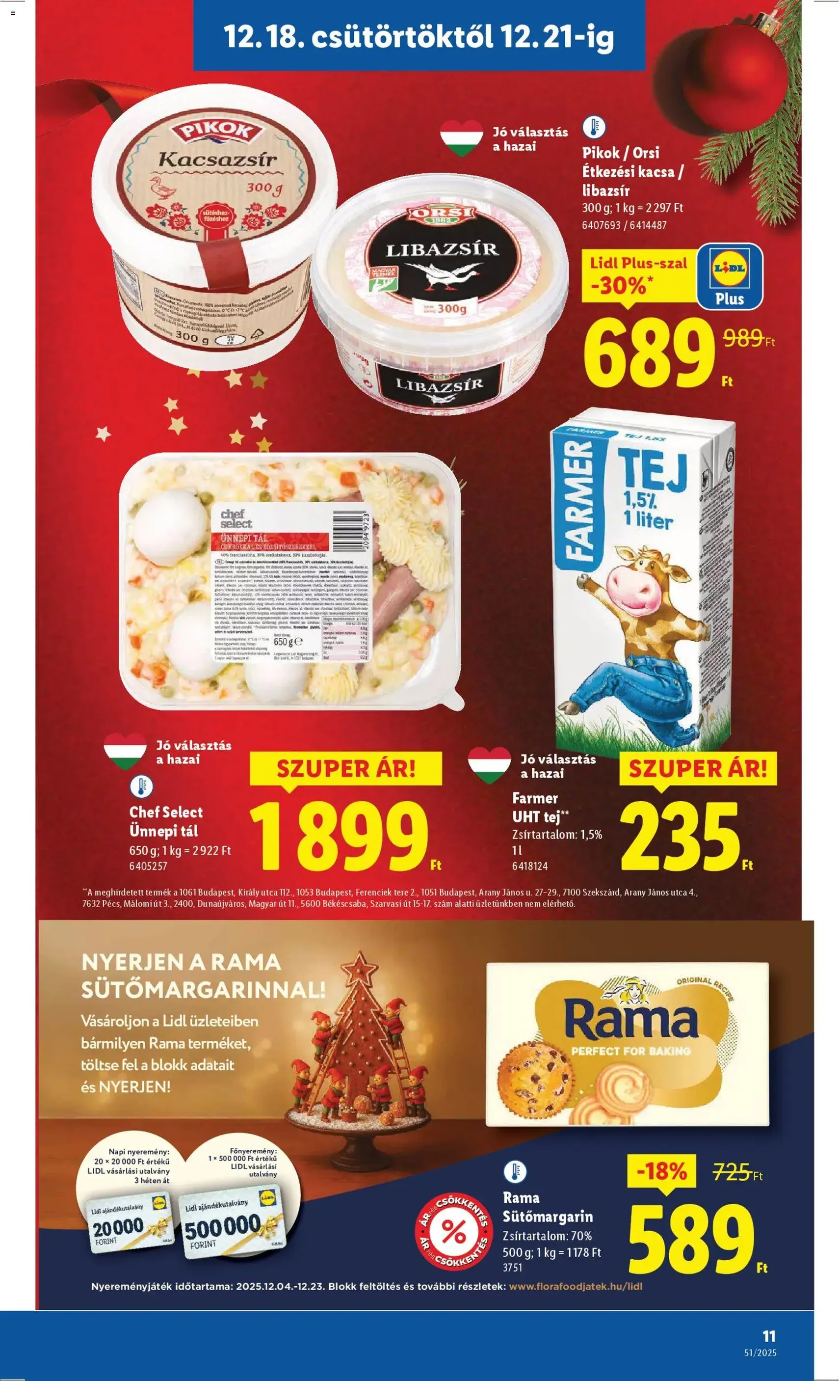 Lidl Akciós újság - 2025.12.18. érvényes szórólap 11 oldal 52 oldalból