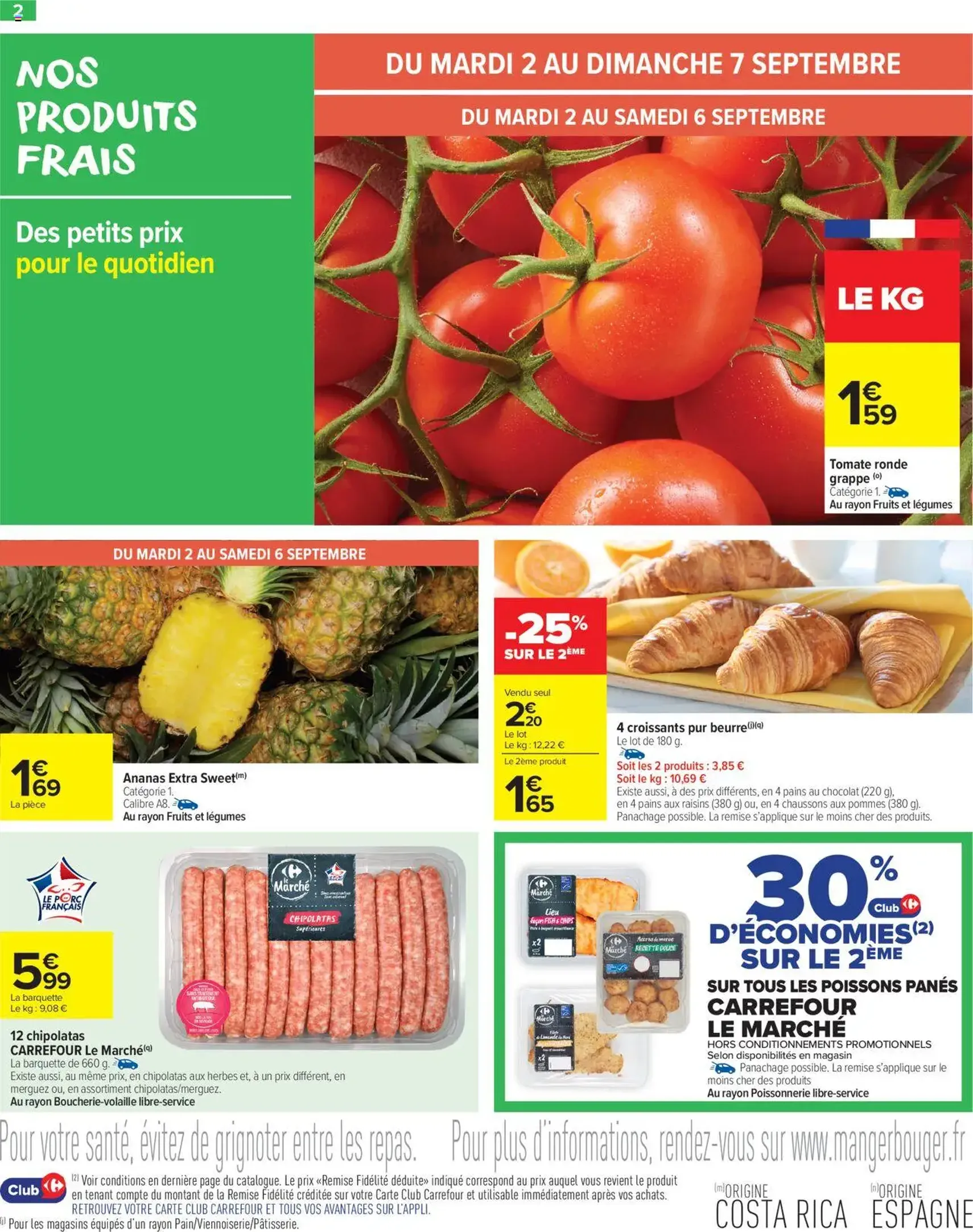Carrefour Market catalogue semaine 36 - brochure valable à partir du 02/09/2025, page 4 sur 14 Carrefour Market catalogue semaine 36 - brochure valable à partir du 02/09/2025, page 4 sur 14
