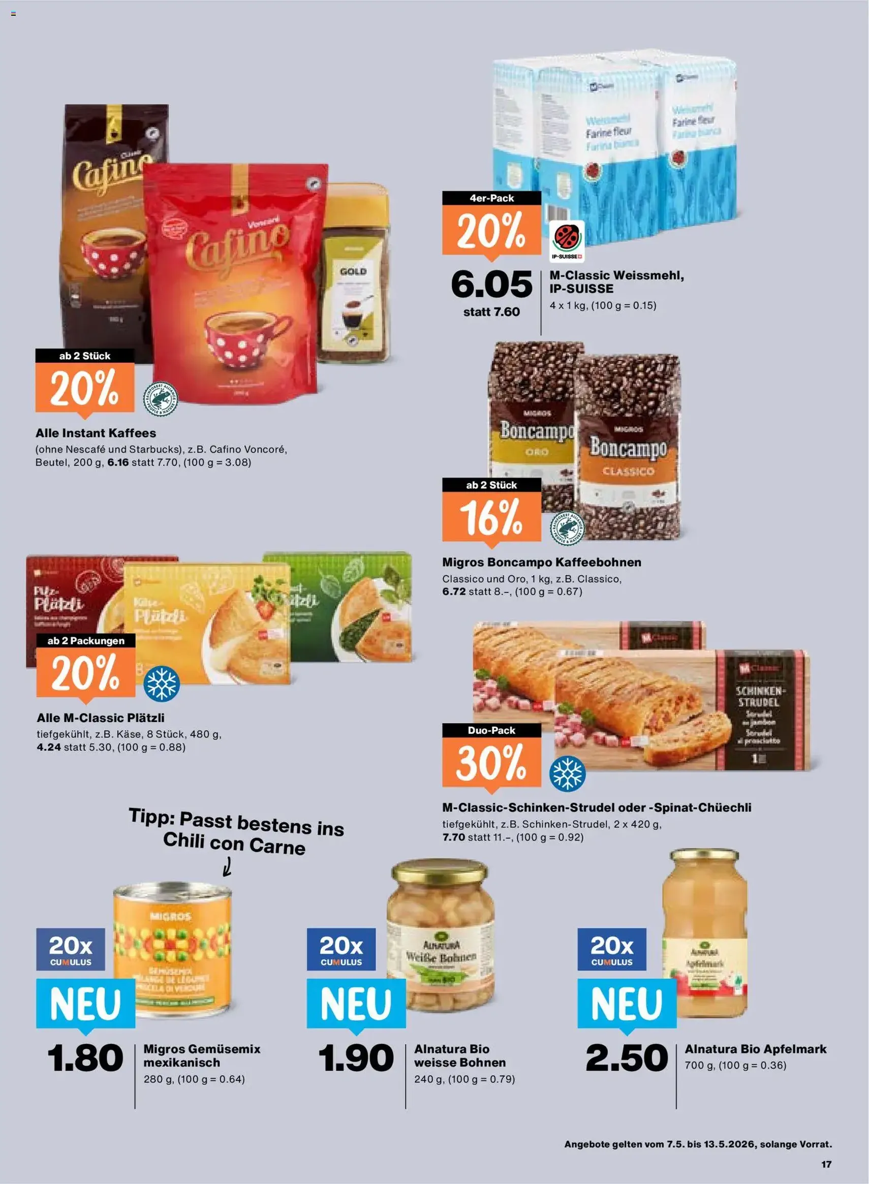Migros aktionen - Gültiger Prospekt ab 07.05.2026, Seite 17 von insgesamt 24