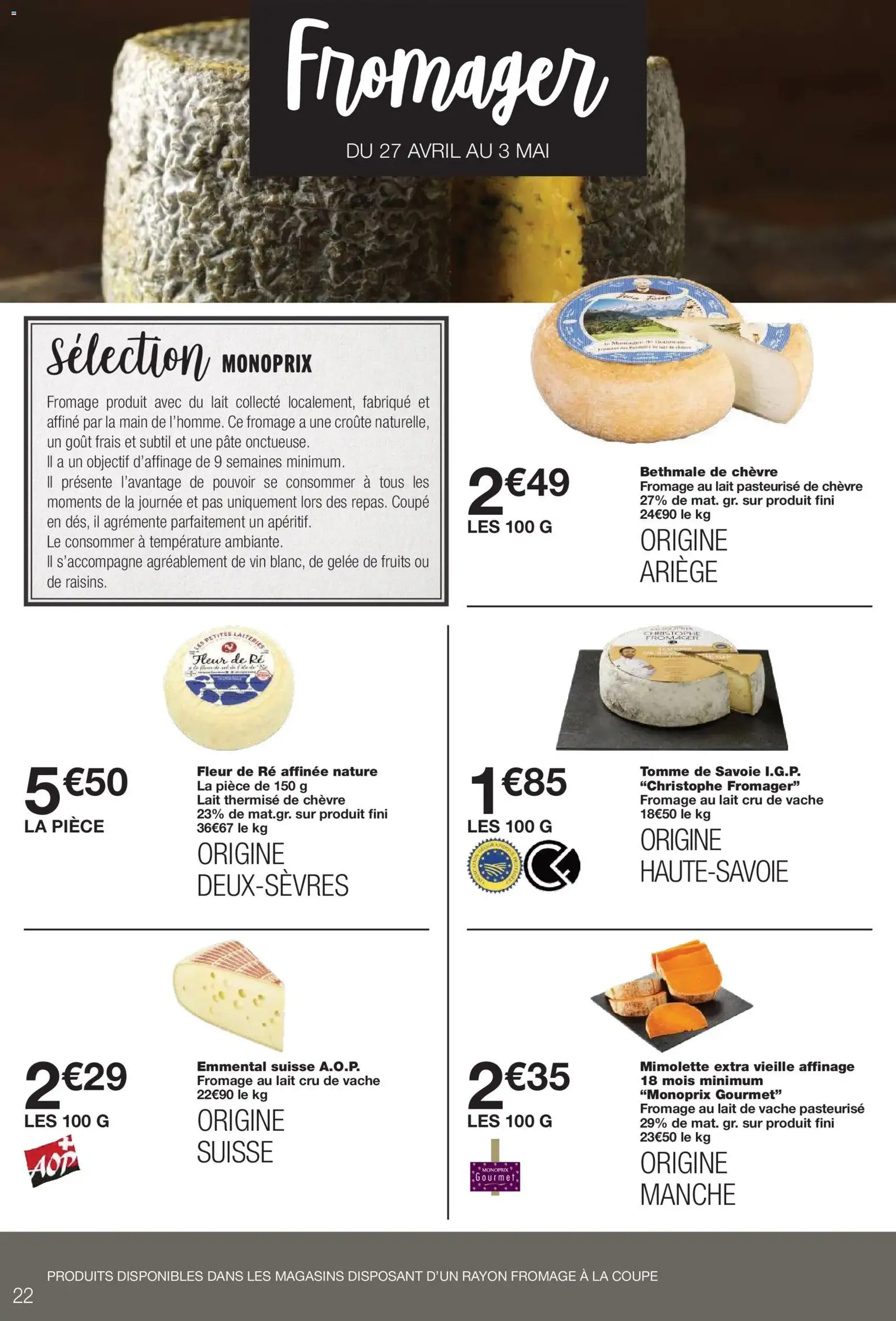 Monoprix catalogue - brochure valable à partir du 21/04/2026, page 22 sur 48