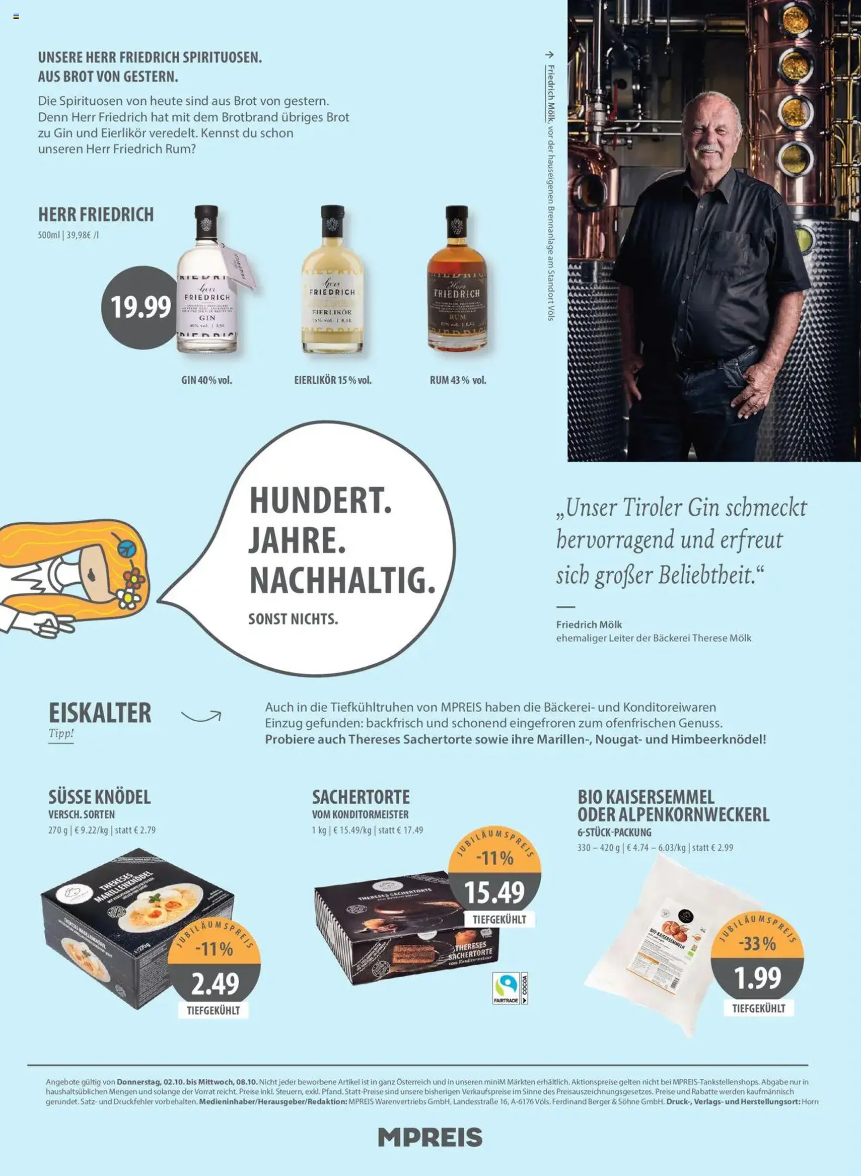 MPREIS Flugblatt - Gültiger Prospekt ab 02.10.2025, Seite 10 von insgesamt 16