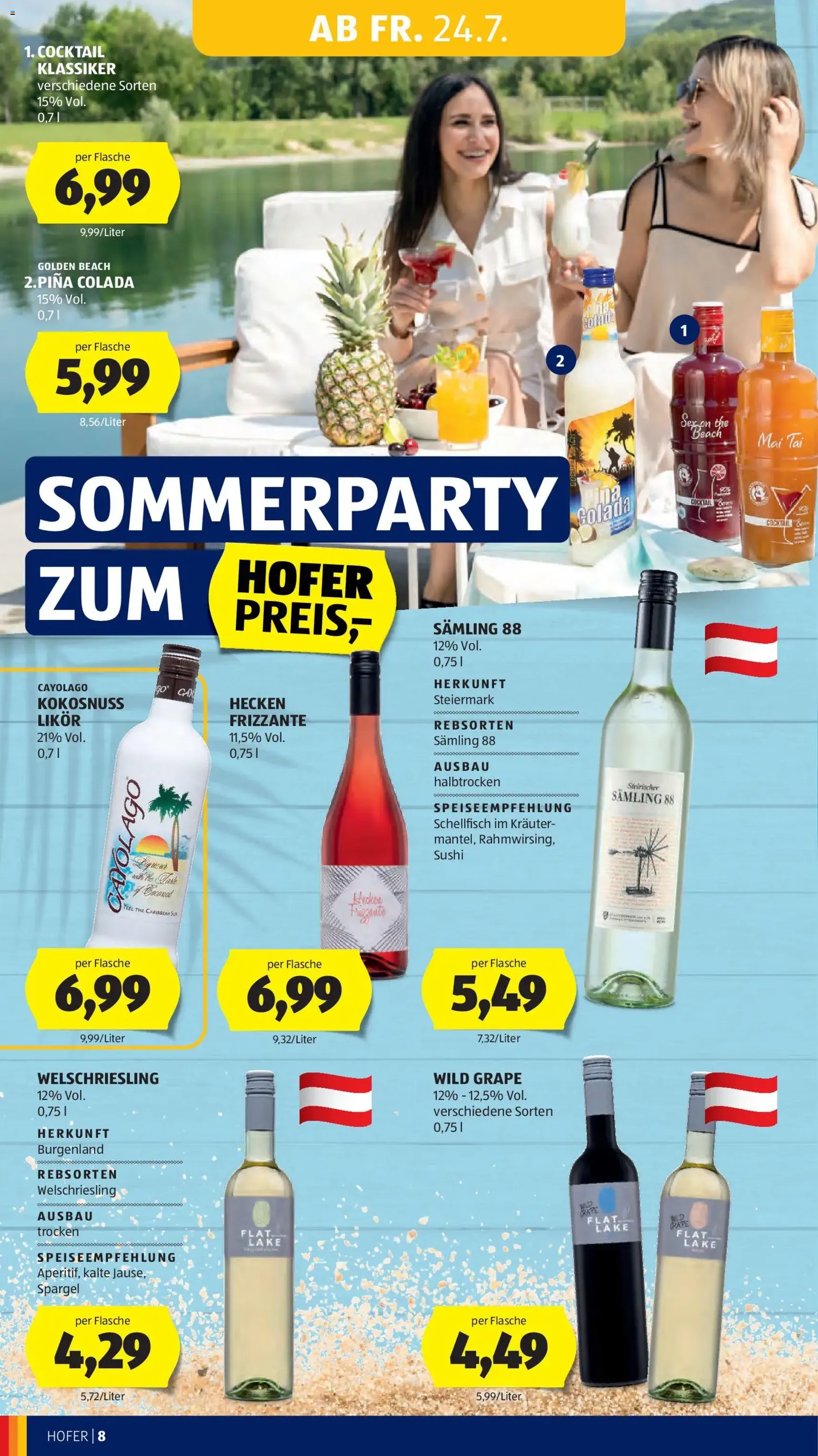 Hofer Flugblatt - Gültiger Prospekt ab 24.07.2026, Seite 14 von insgesamt 52