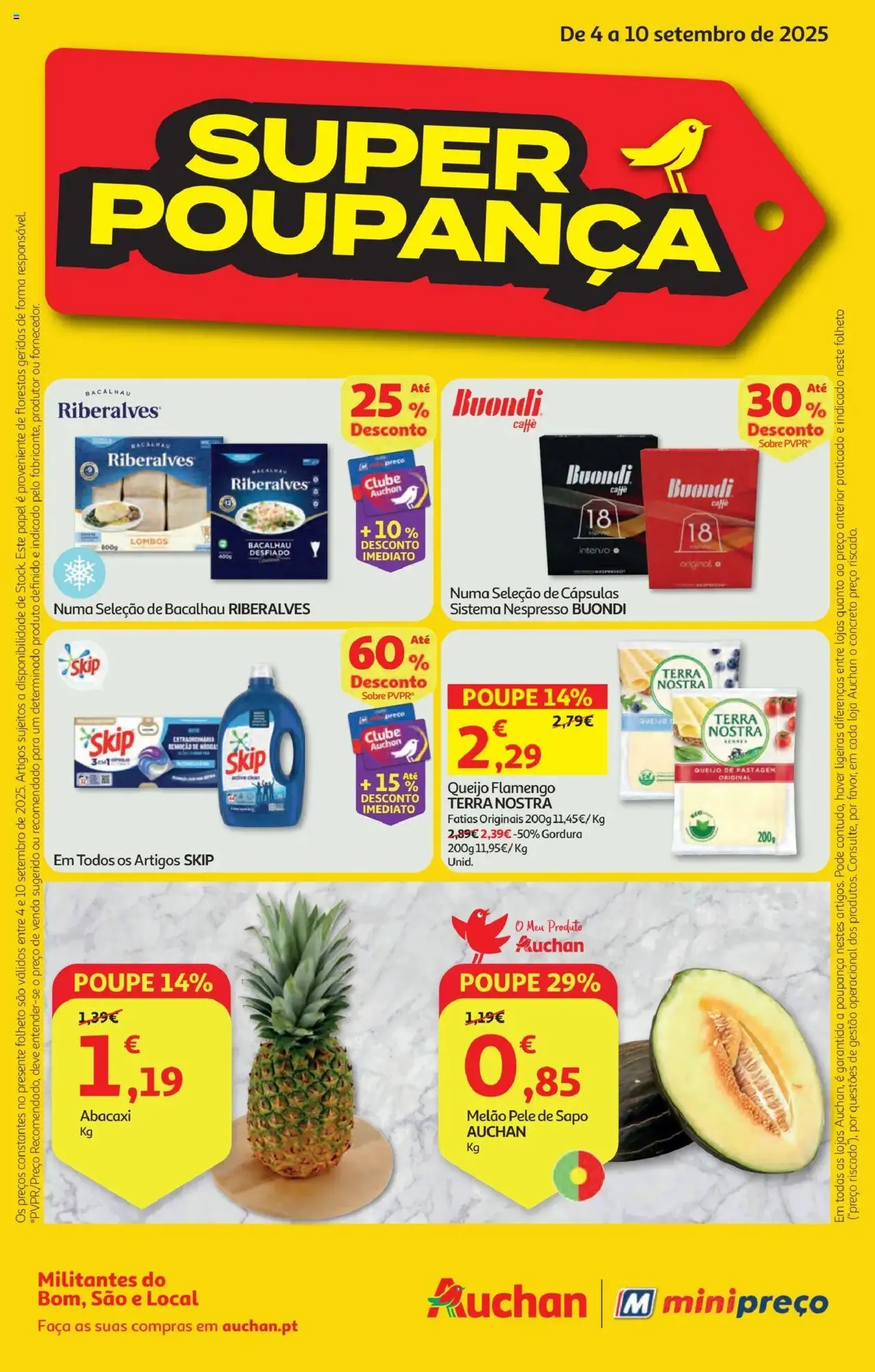 Minipreço folheto - folheto válido a partir de 04/09/2025 página 1 de 16 Minipreço folheto - folheto válido a partir de 04/09/2025 página 1 de 16