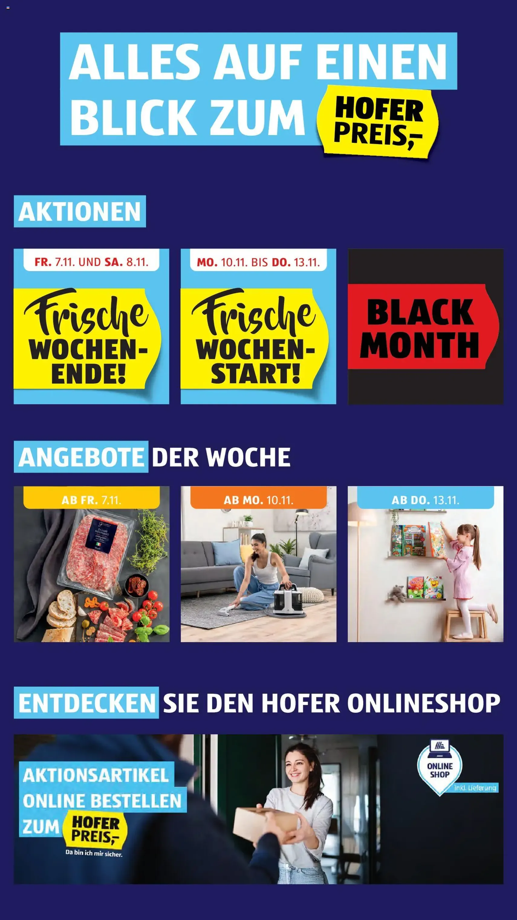 Hofer - Black Friday - Gültiger Prospekt ab 07.11.2025, Seite 2 von insgesamt 55