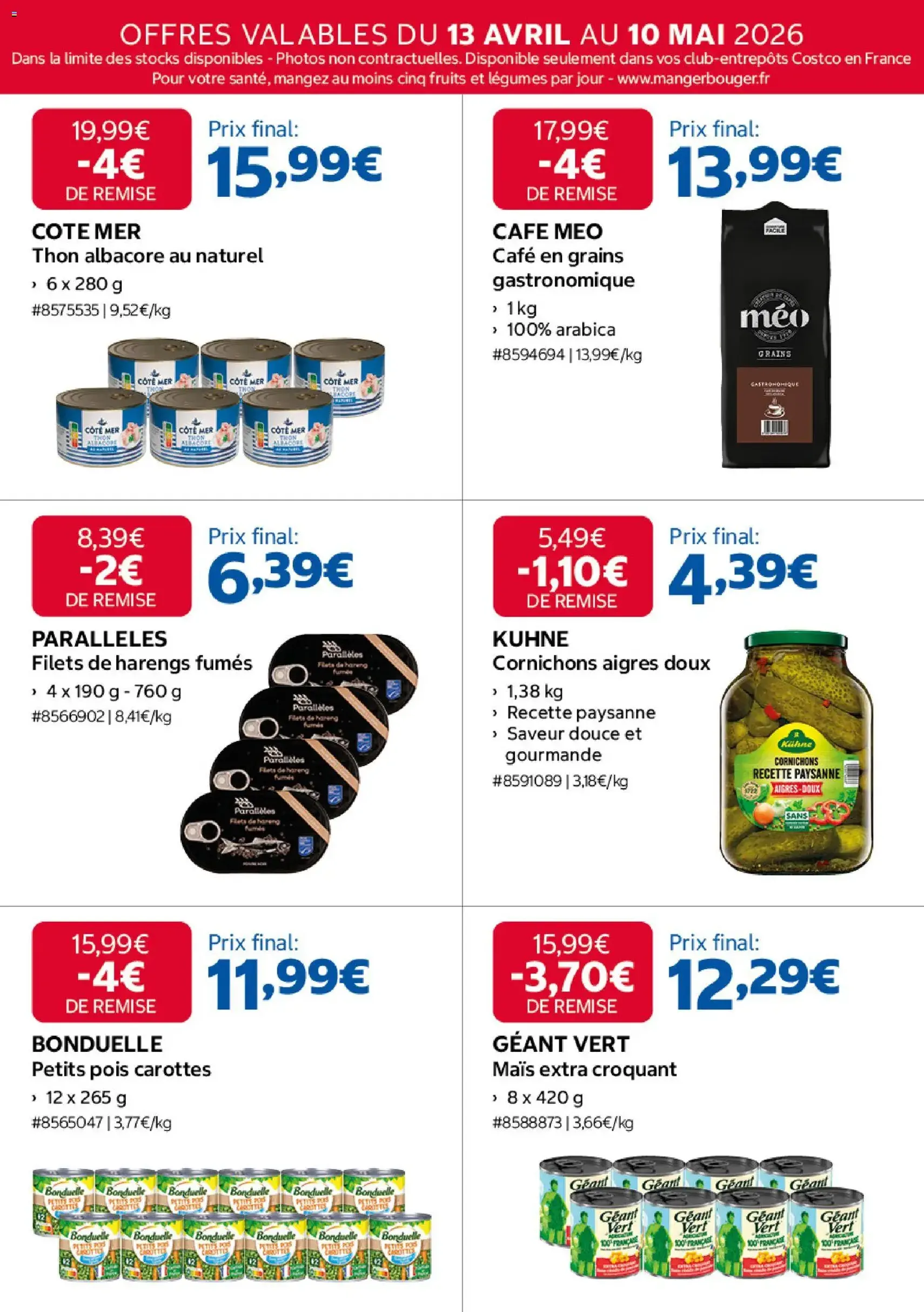 Costco catalogue - brochure valable à partir du 13/04/2026, page 2 sur 20