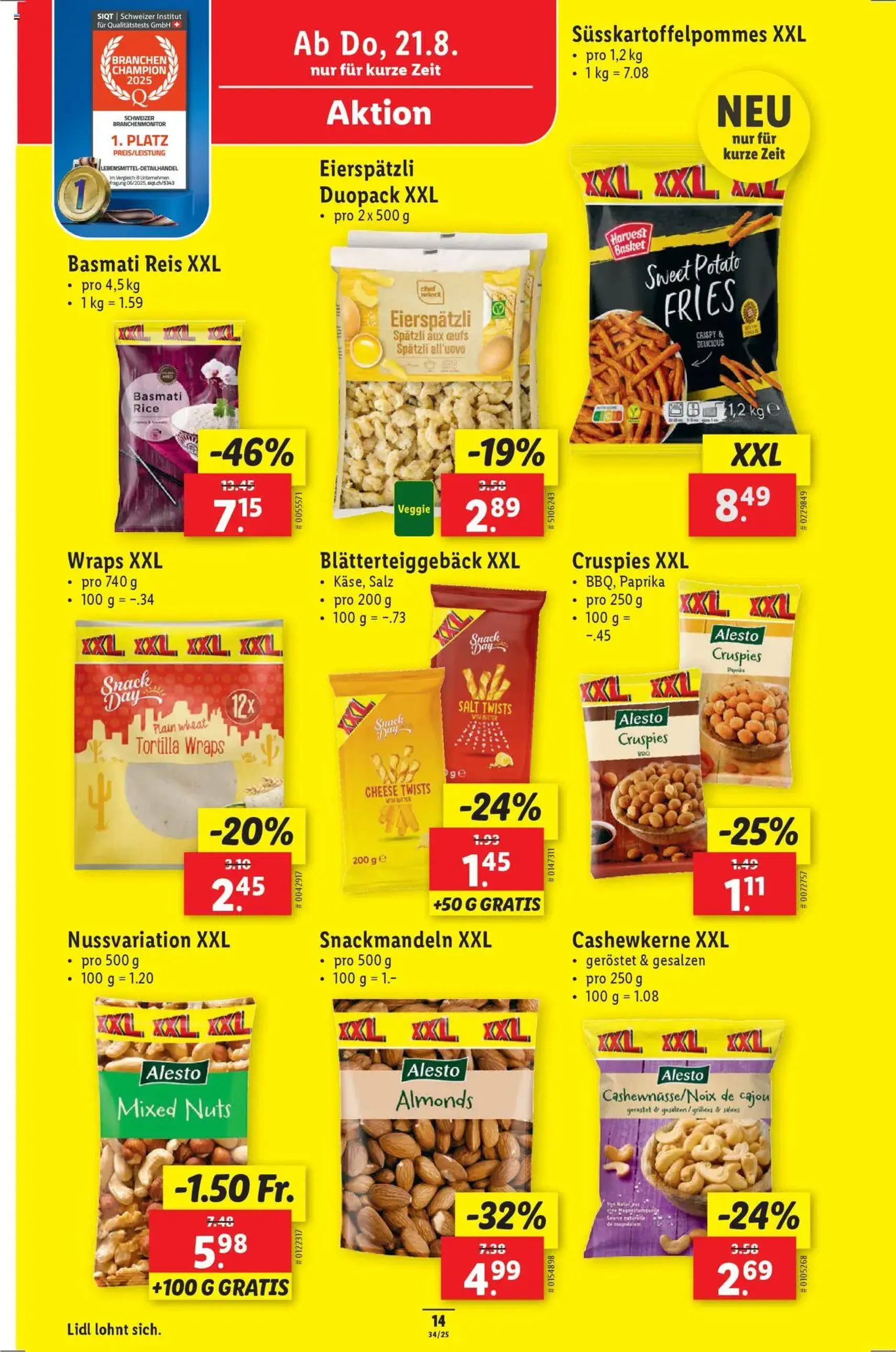 Lidl Aktionen - Gültiger Prospekt ab 21.08.2025, Seite 16 von insgesamt 34