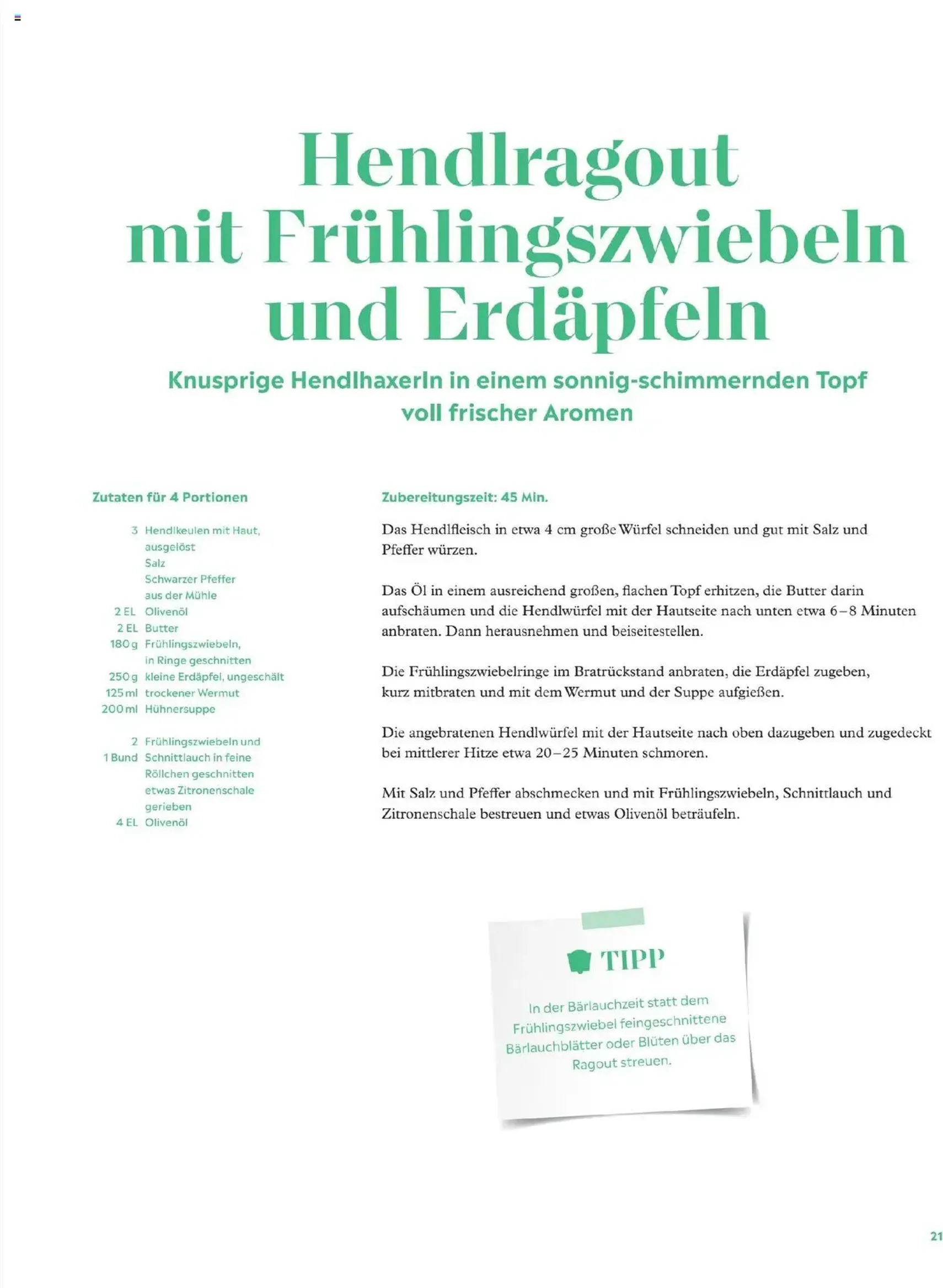 Radatz Schmeckt - Gültiger Prospekt ab 28.07.2025, Seite 21 von insgesamt 52