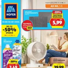 Hofer Flugblatt - Prospekt Vorschau gültig ab 29.08.2025