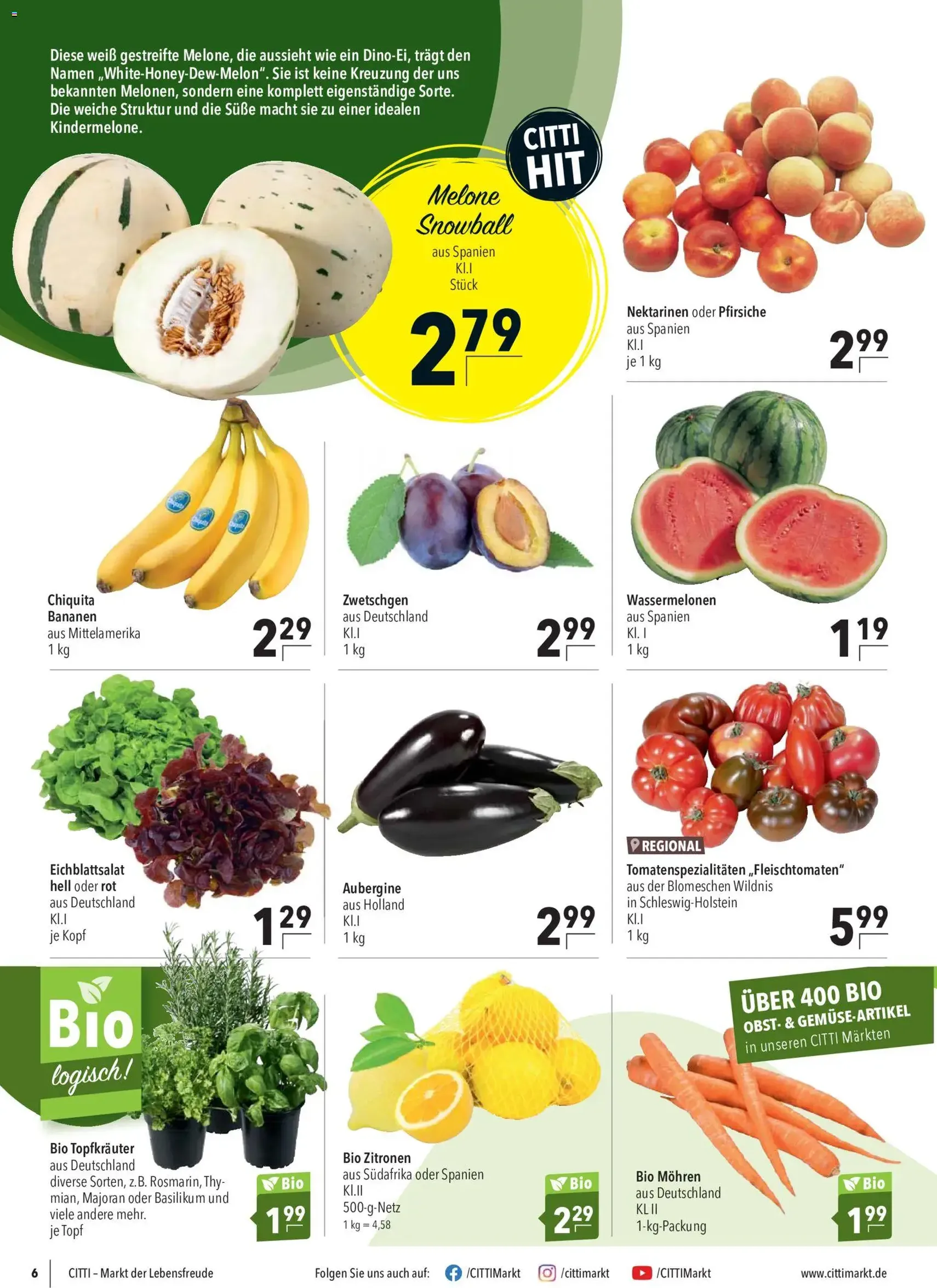 CITTI Markt Prospekt - Gültiger Prospekt ab 05.08.2026, Seite 6 von insgesamt 30