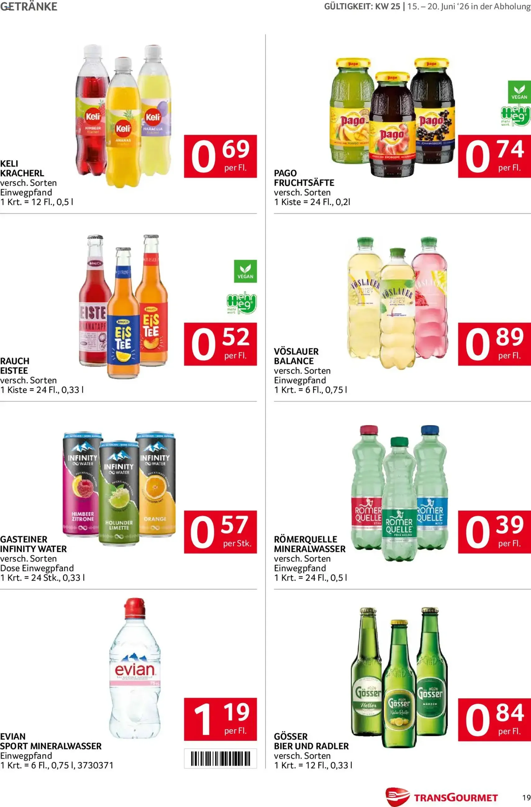 Transgourmet Flugblatt - Gültiger Prospekt ab 15.06.2026, Seite 19 von insgesamt 32