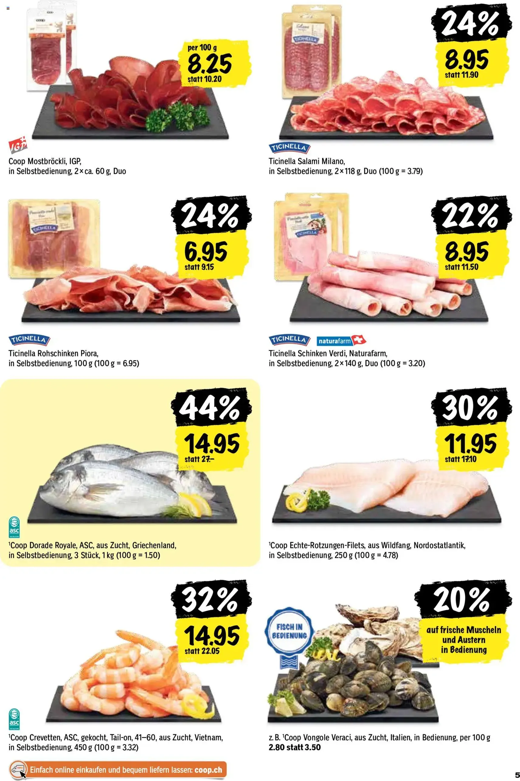 Coop aktionen - Gültiger Prospekt ab 29.10.2026, Seite 5 von insgesamt 28