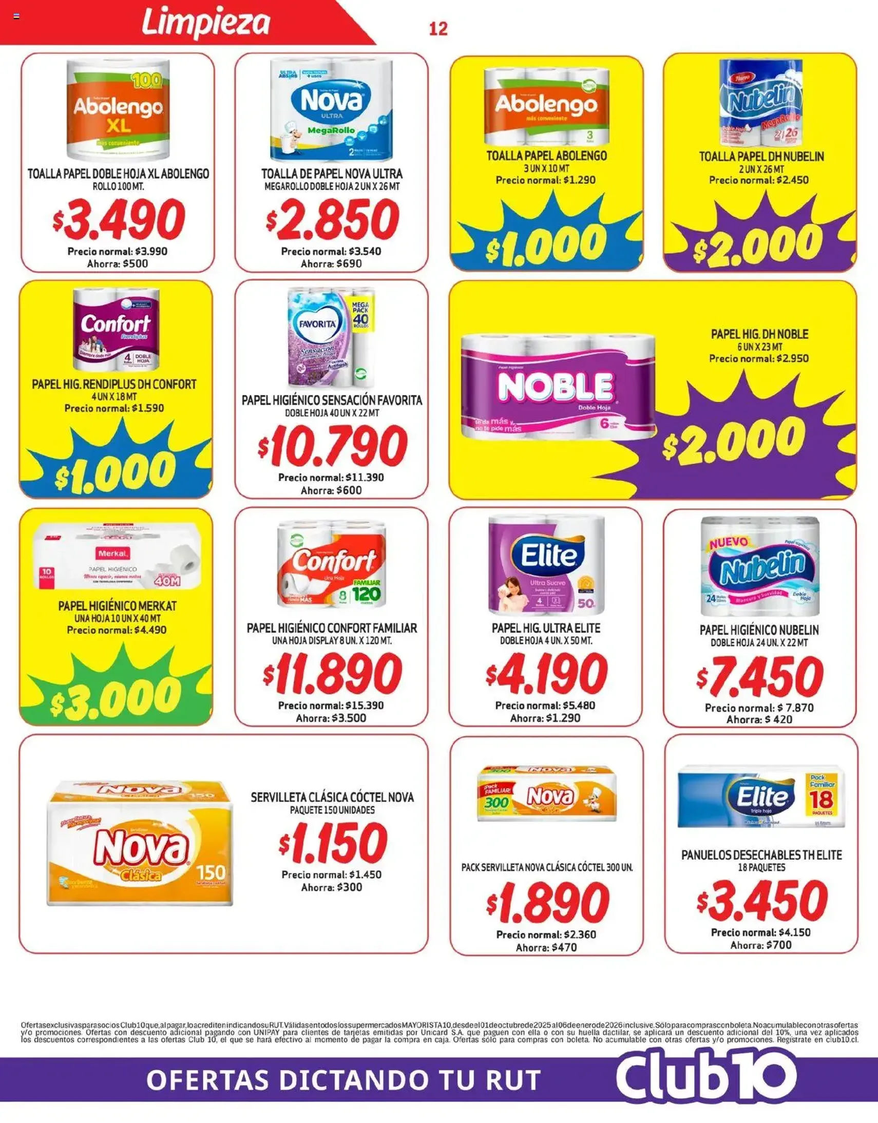 Mayorista 10 Ofertas - folleto válido desde 29.09.2025 página 12 de 21 Mayorista 10 Ofertas - folleto válido desde 29.09.2025 página 12 de 21