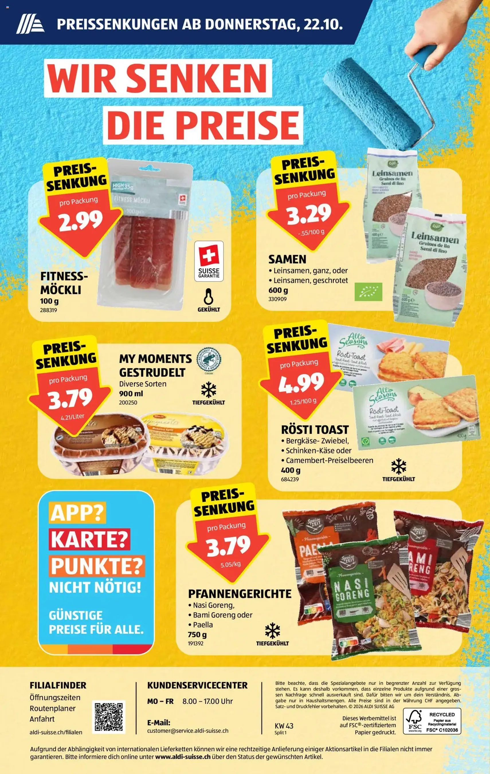 Aldi aktionen - Gültiger Prospekt ab 22.10.2026, Seite 8 von insgesamt 32