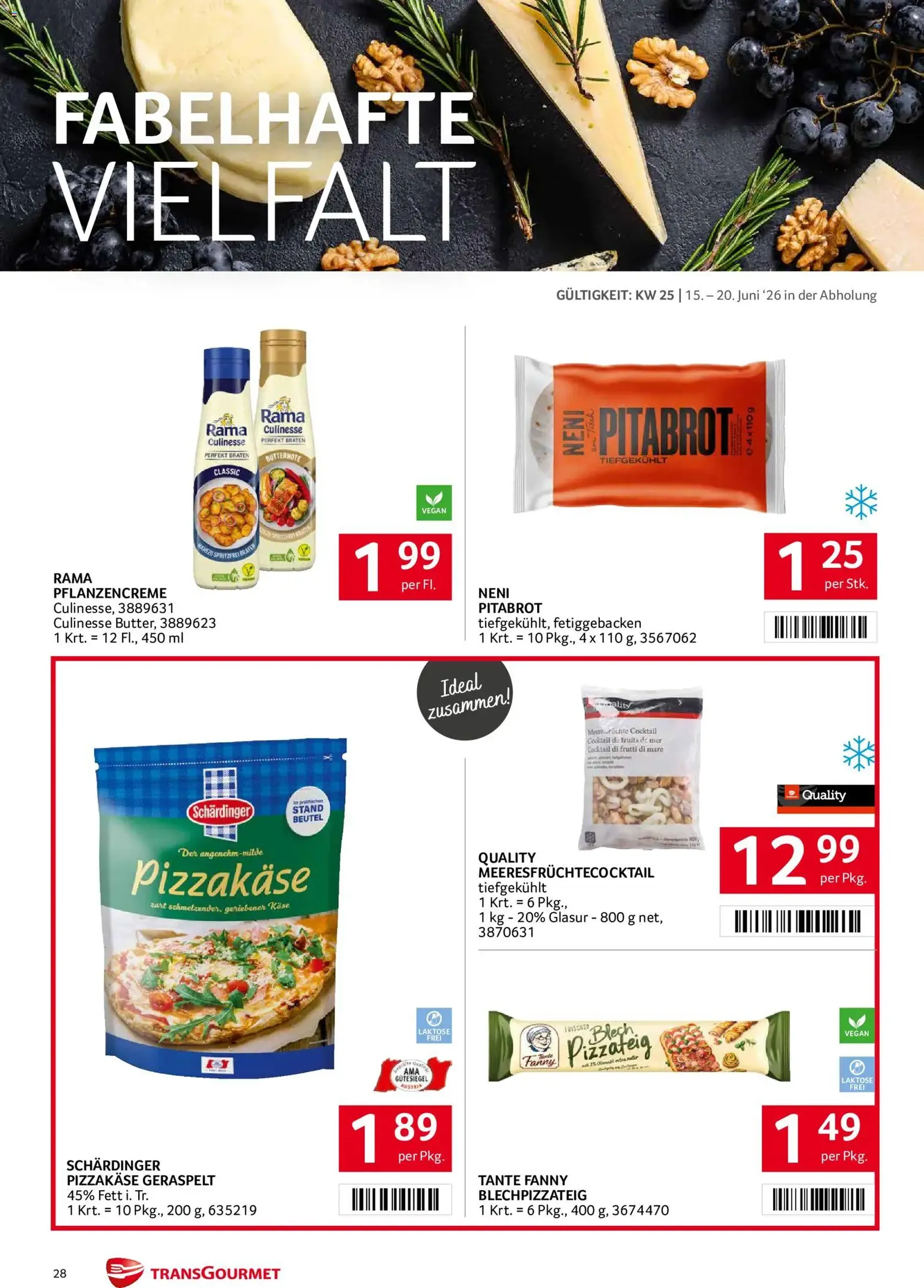 Transgourmet Flugblatt - Gültiger Prospekt ab 15.06.2026, Seite 28 von insgesamt 32