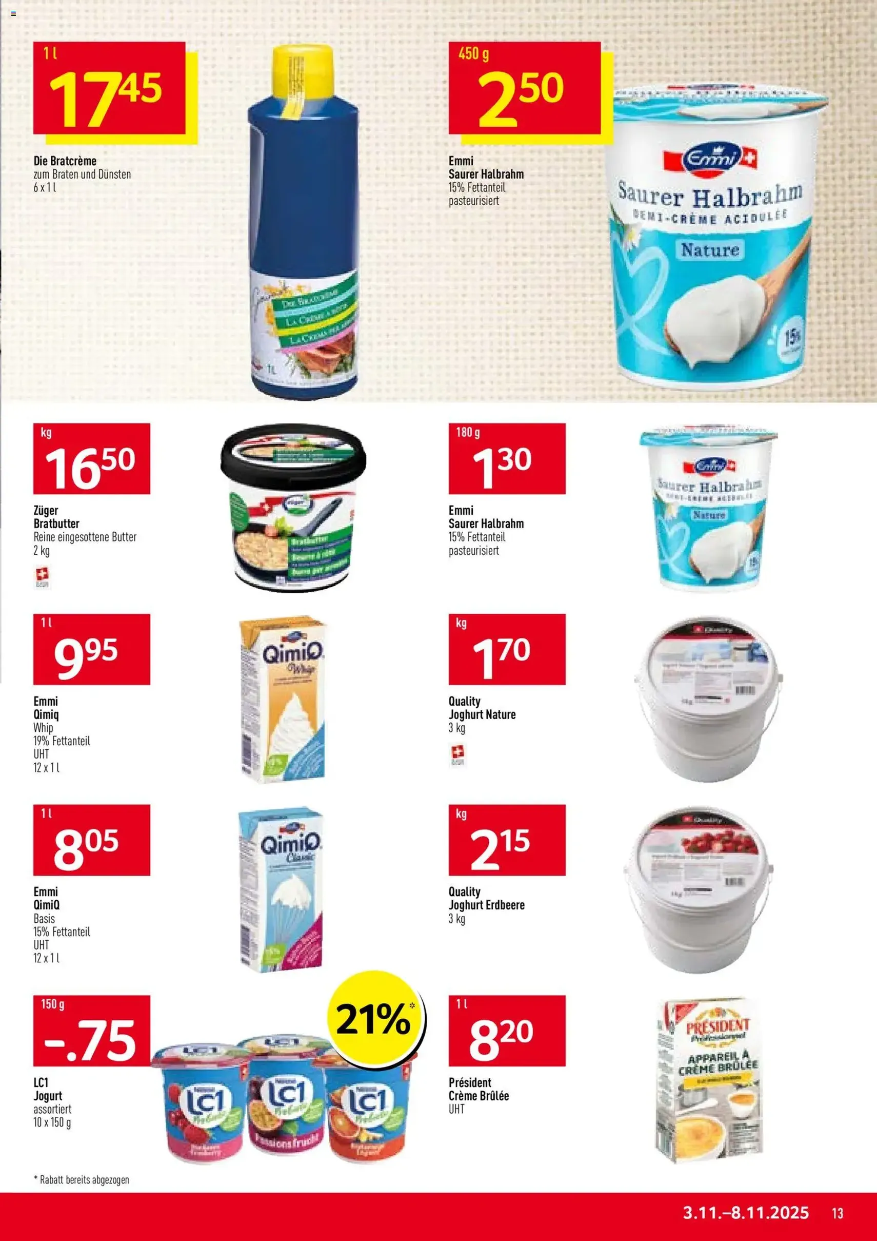 Prodega Aktionen - Gültiger Prospekt ab 03.11.2025, Seite 13 von insgesamt 40