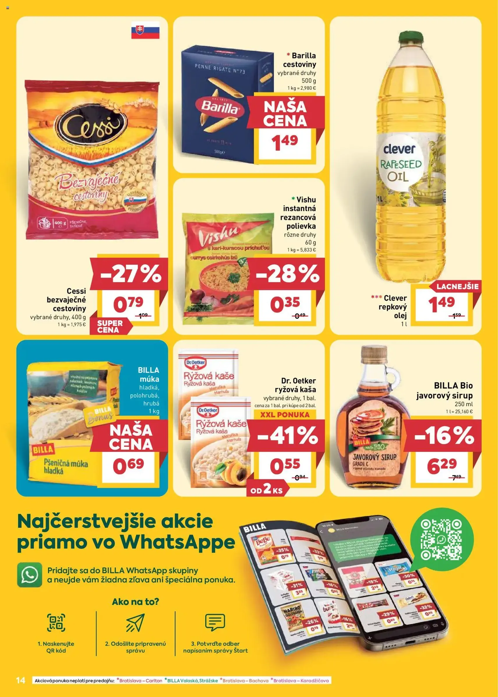 Billa leták - platný leták od 22.04.2026 strana 14 z 30