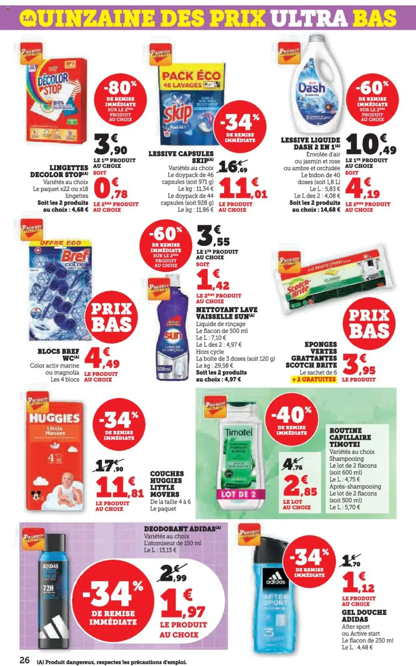 Super U catalogue - brochure valable à partir du 26/08/2025, page 26 sur 44 Super U catalogue - brochure valable à partir du 26/08/2025, page 26 sur 44