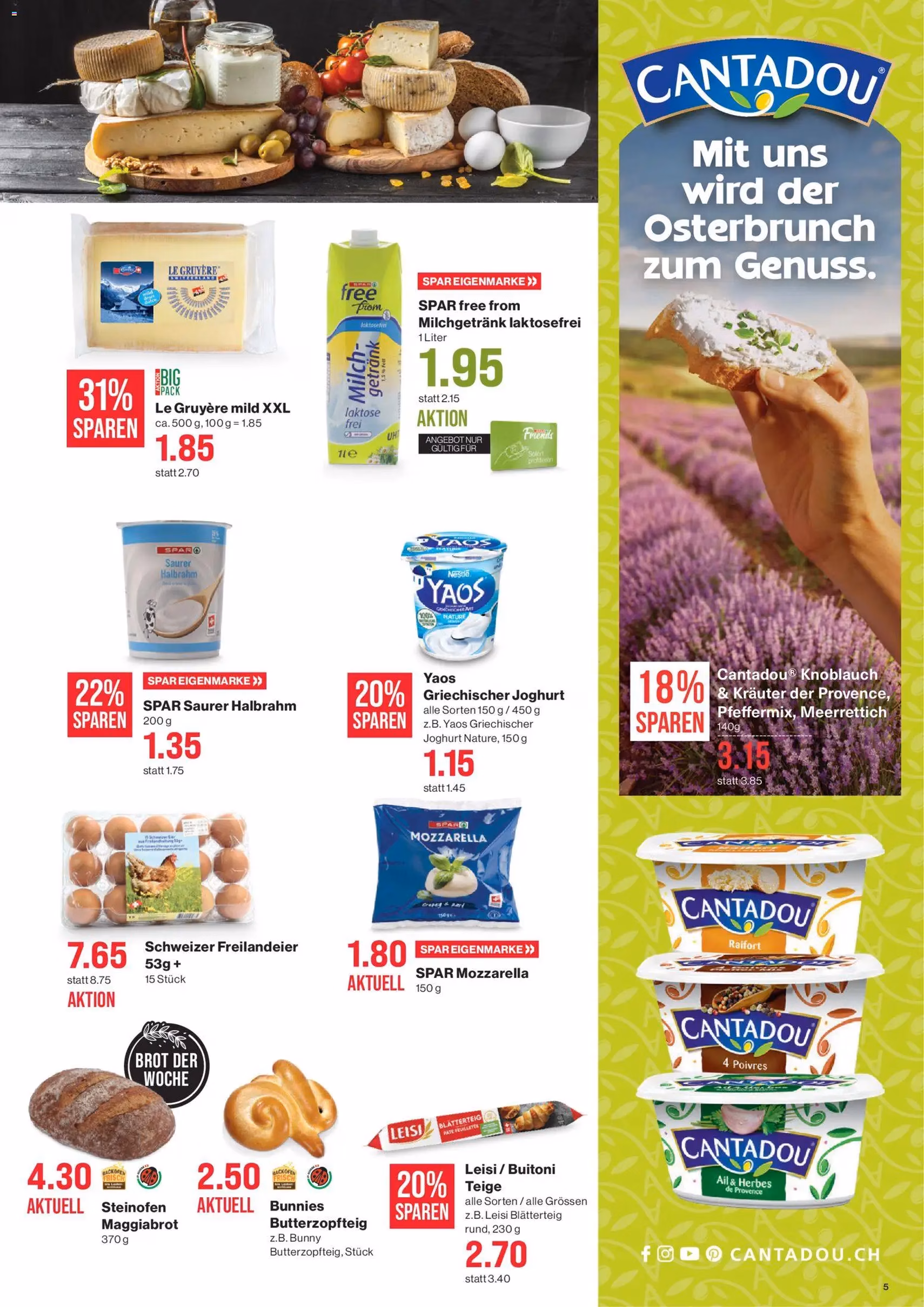 SPAR aktionen - Gültiger Prospekt ab 26.03.2026, Seite 5 von insgesamt 18