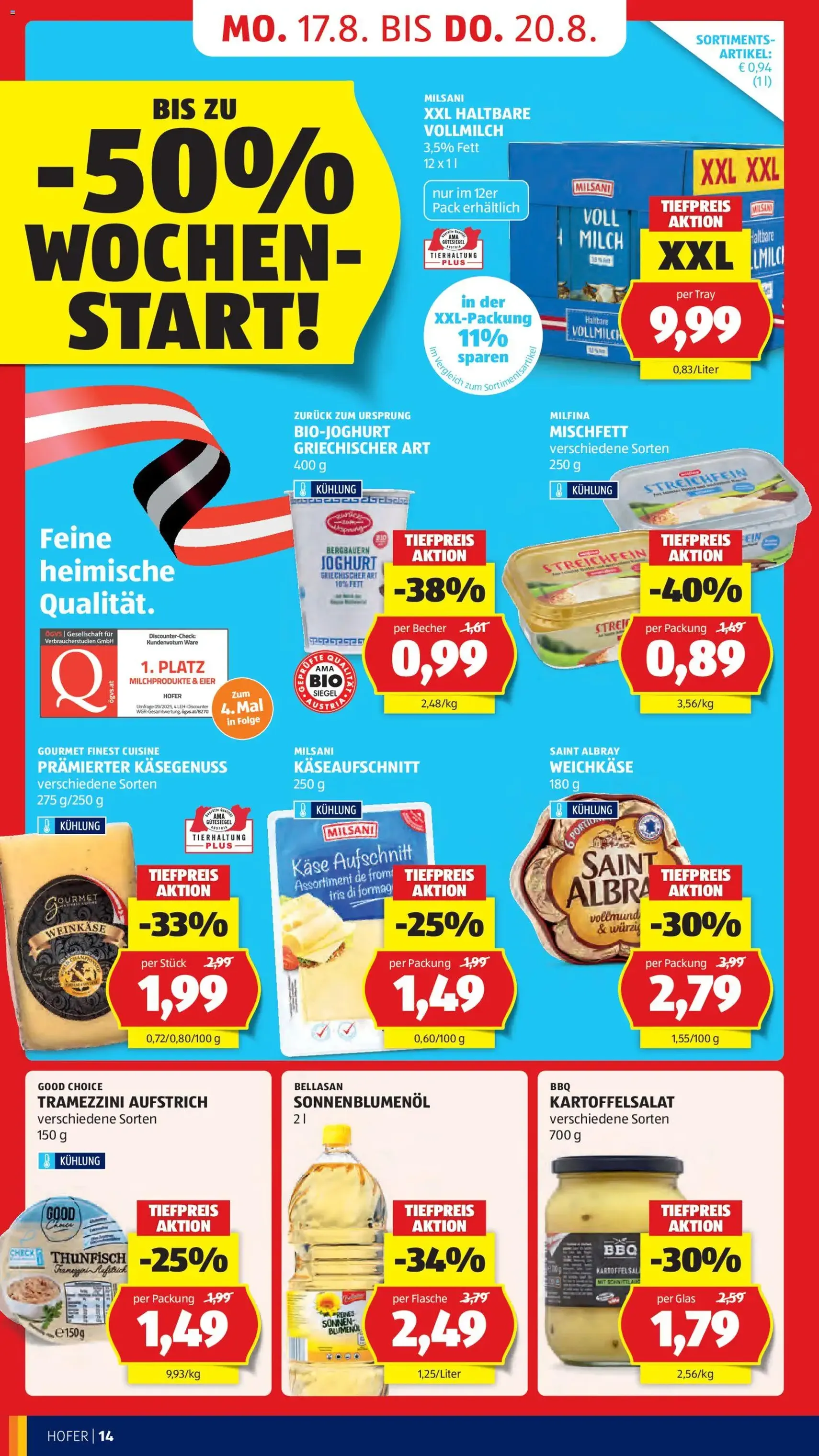 Hofer Flugblatt - Gültiger Prospekt ab 12.08.2026, Seite 26 von insgesamt 48