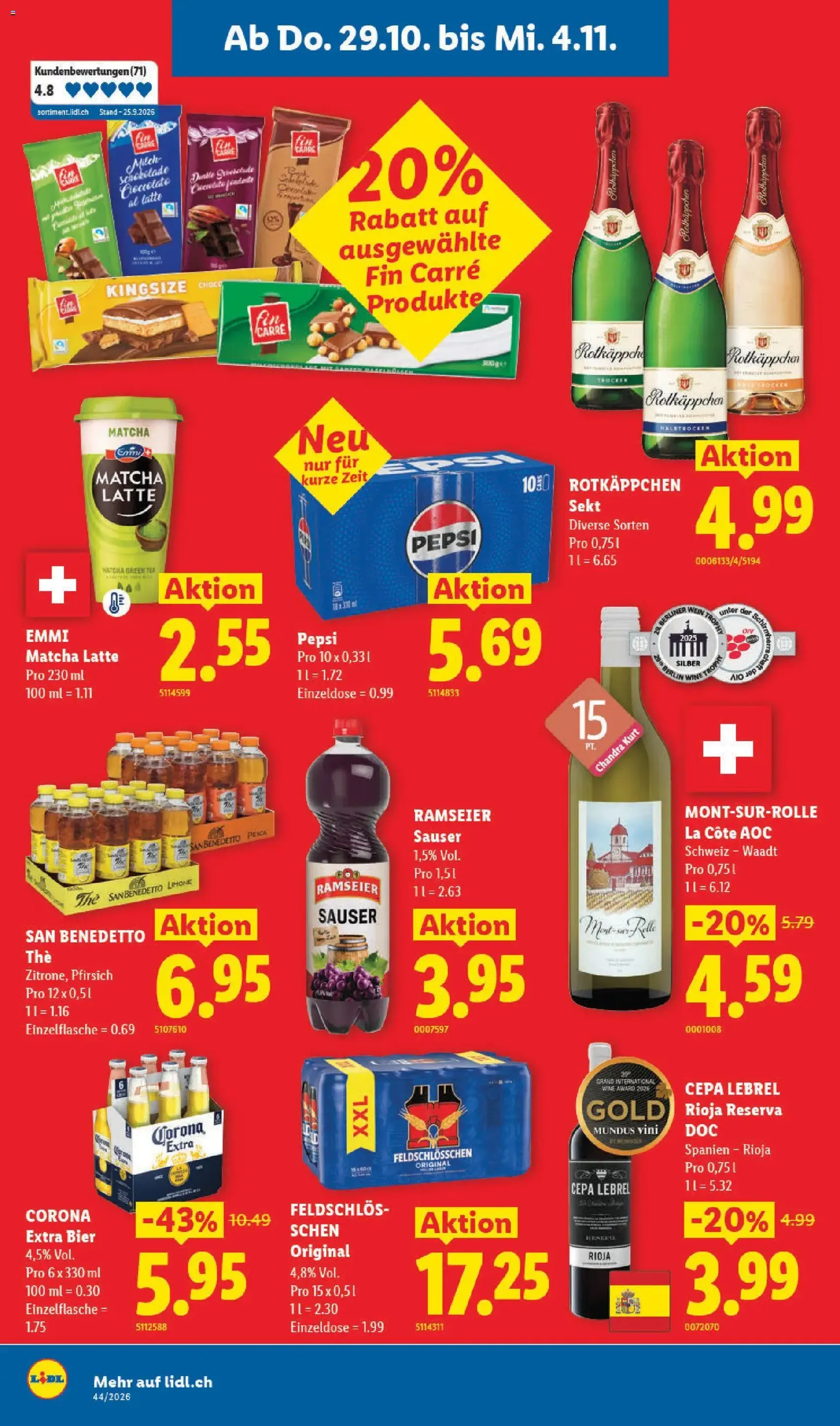 Lidl aktionen - Gültiger Prospekt ab 29.10.2026, Seite 12 von insgesamt 38