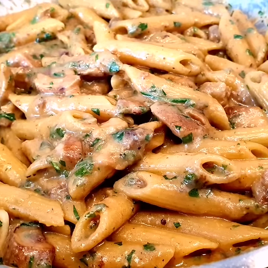Anteprima ricetta Pasta ai funghi