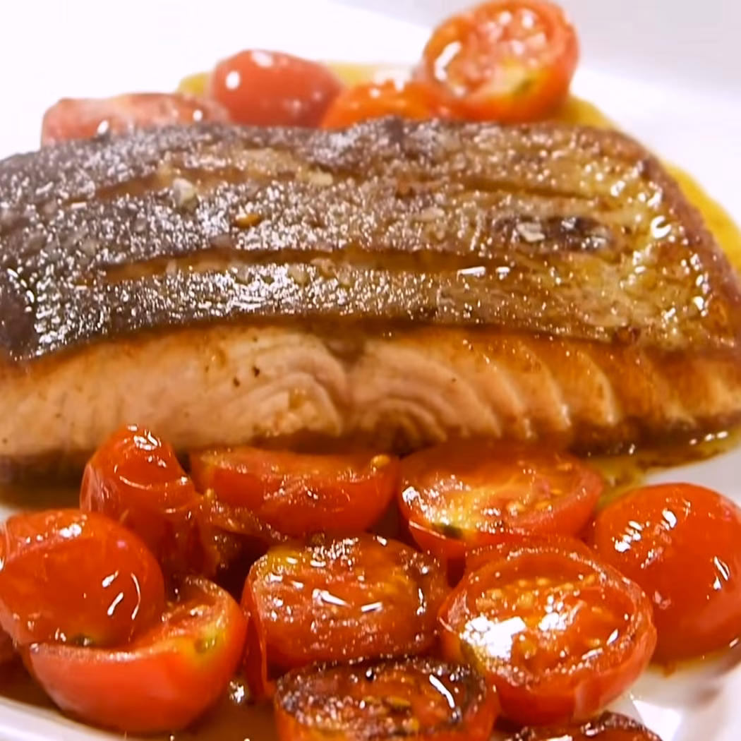 Tranci di salmone in padella