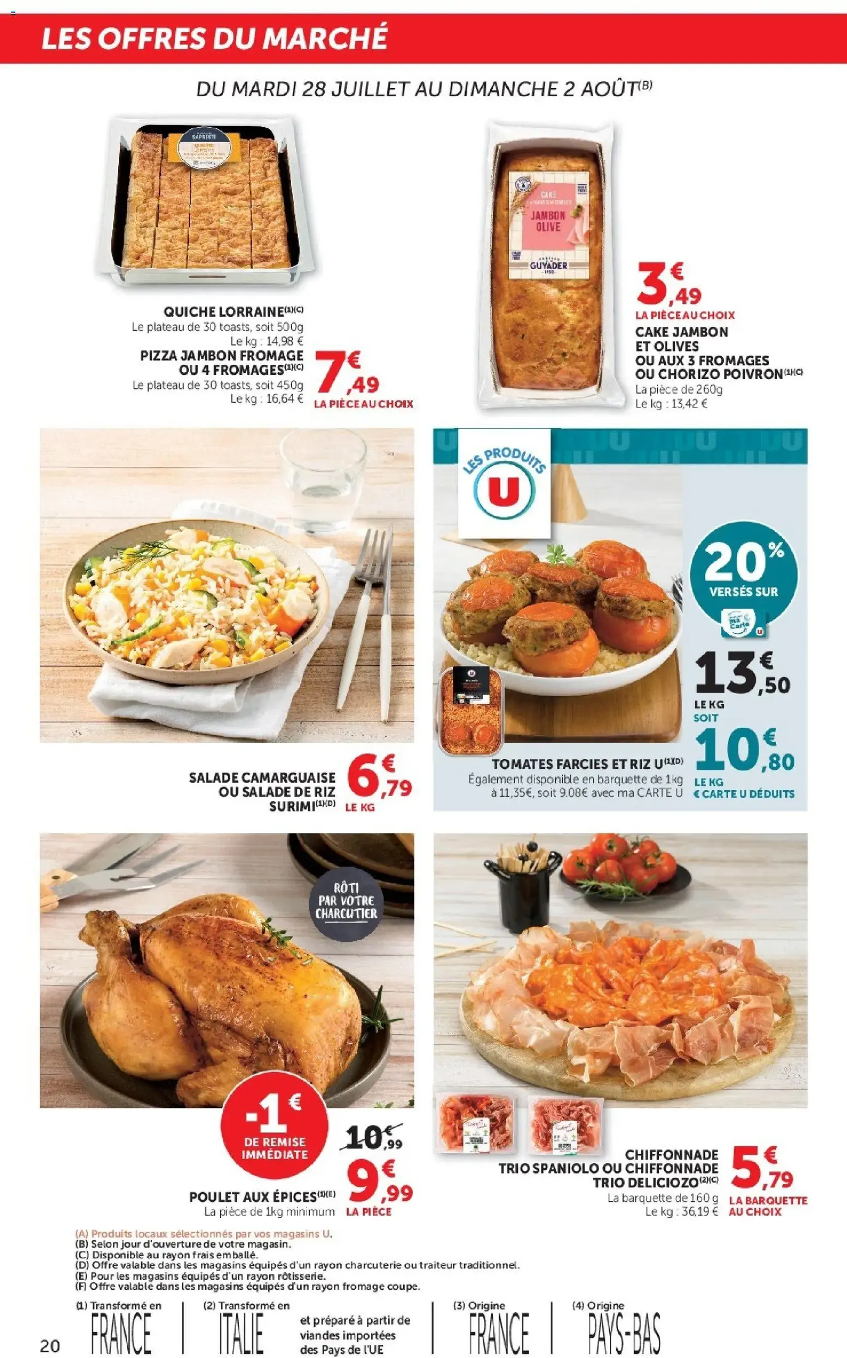 Super U catalogue - brochure valable à partir du 28/07/2026, page 20 sur 24