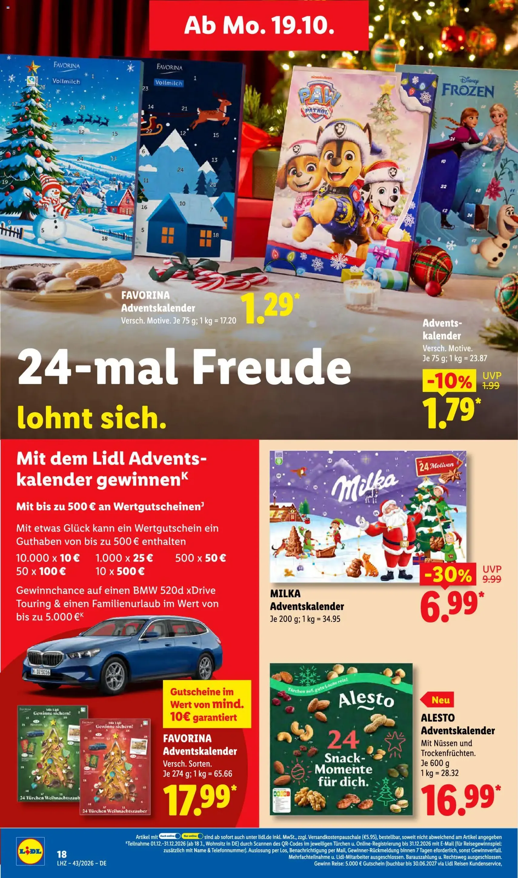 Lidl Prospekt - Gültiger Prospekt ab 19.10.2026, Seite 32 von insgesamt 73