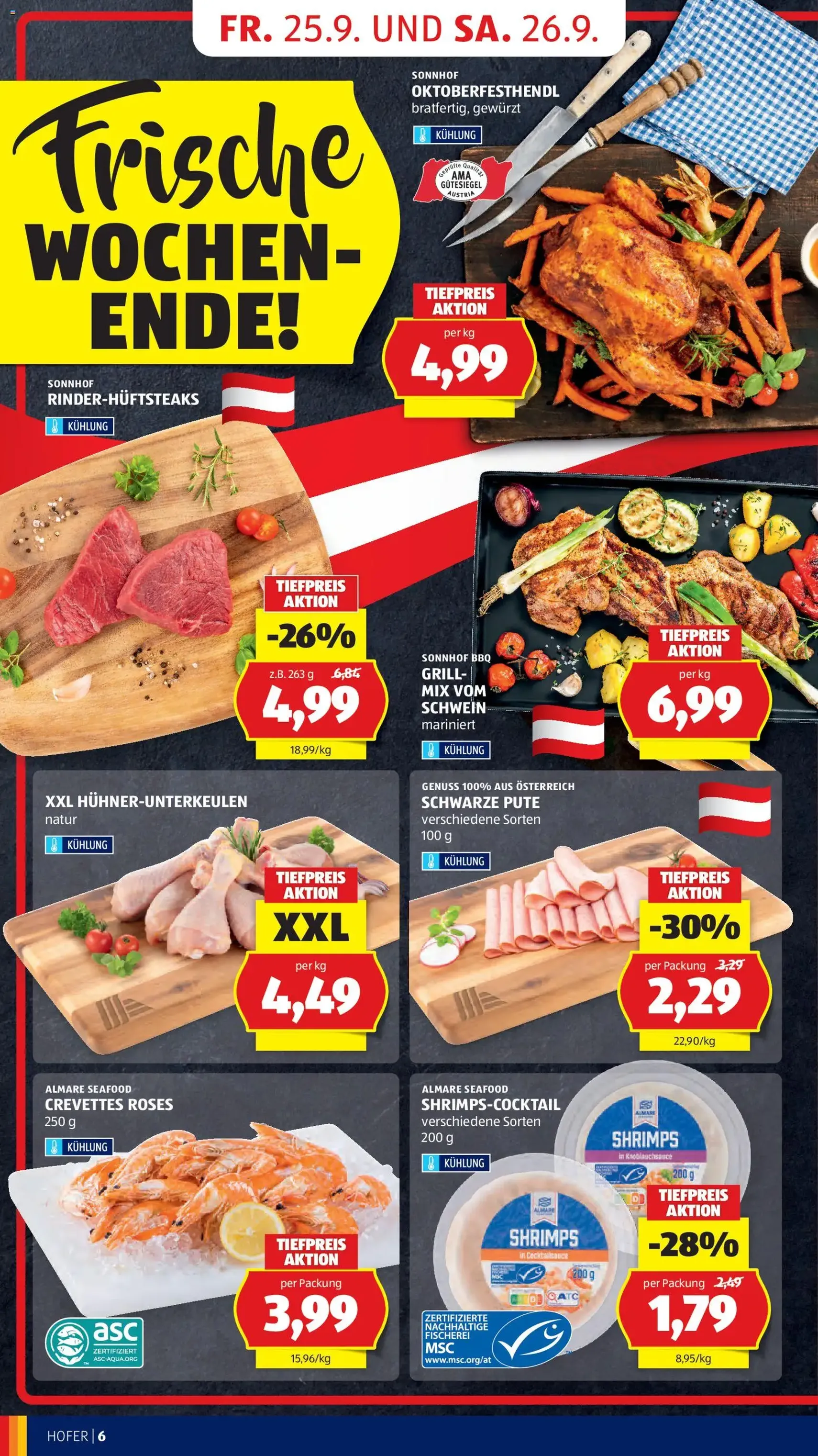 Hofer Flugblatt - Gültiger Prospekt ab 25.09.2026, Seite 12 von insgesamt 49