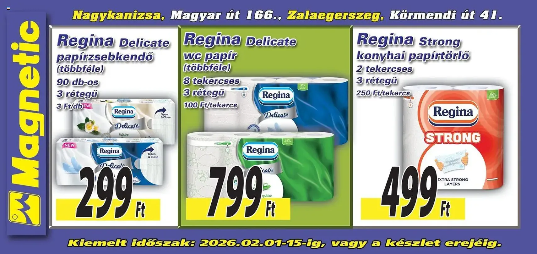 Magnetic - Óriásplakátok - 2026.02.01. érvényes szórólap 2 oldal 6 oldalból