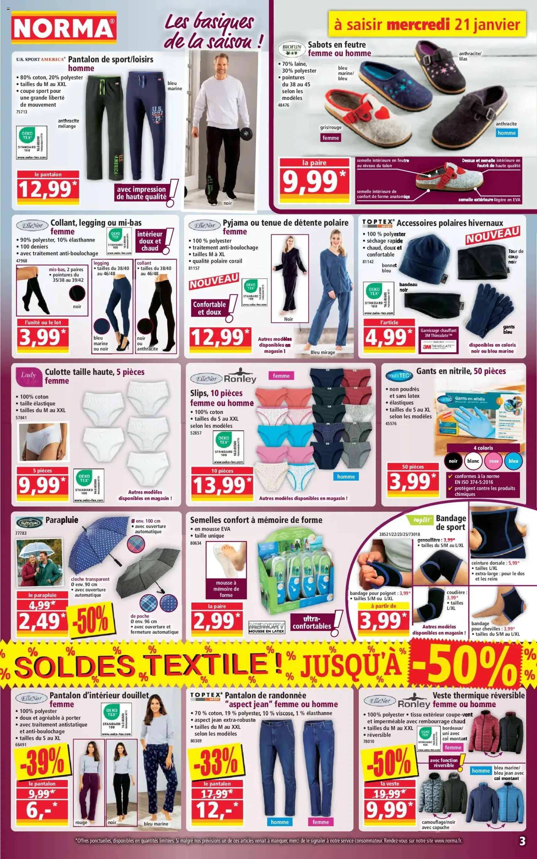 Norma catalogue - brochure valable à partir du 21/01/2026, page 3 sur 14