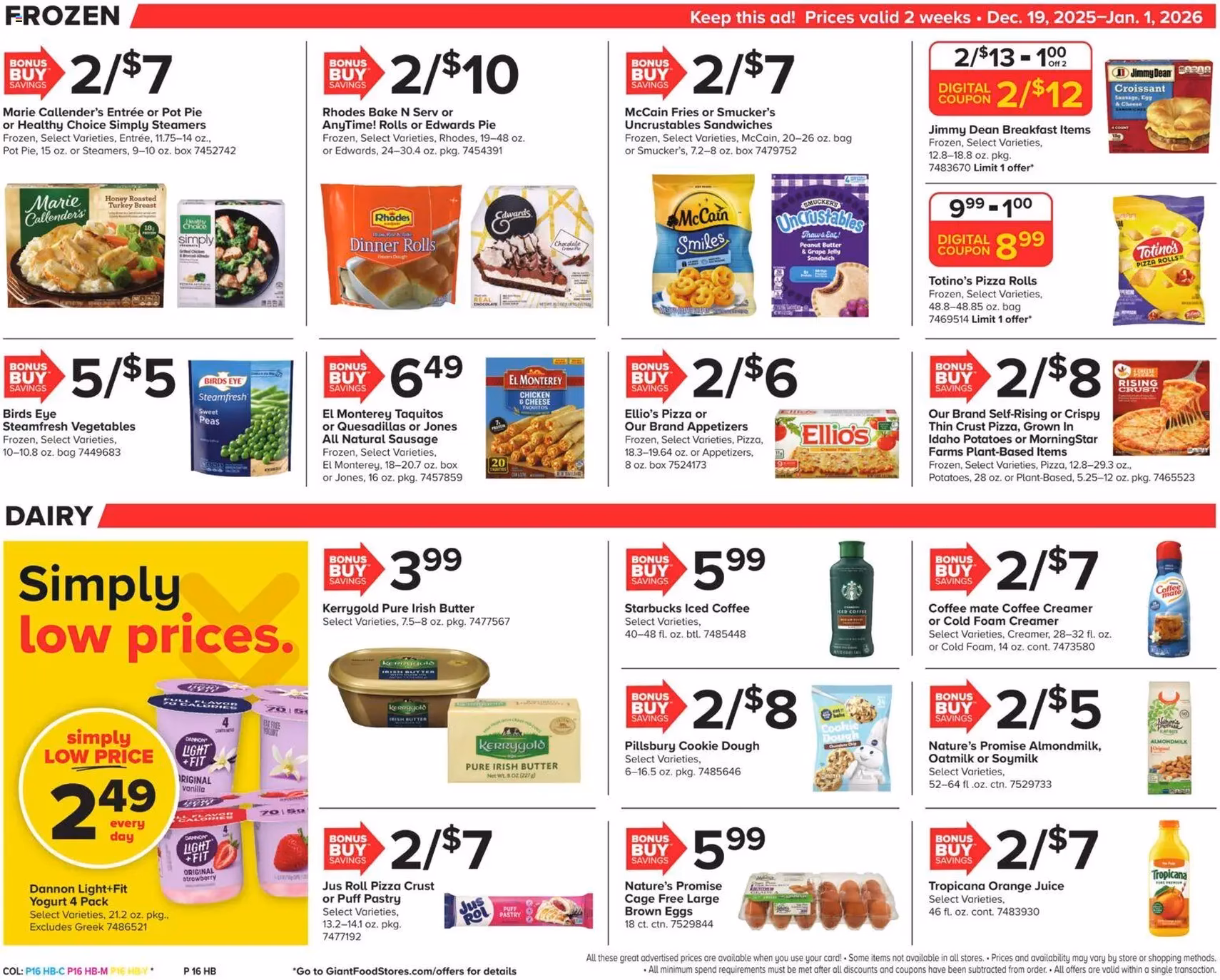 Giant Weekly Ad - valid flyer from 12/19/2025, page 18 of 24