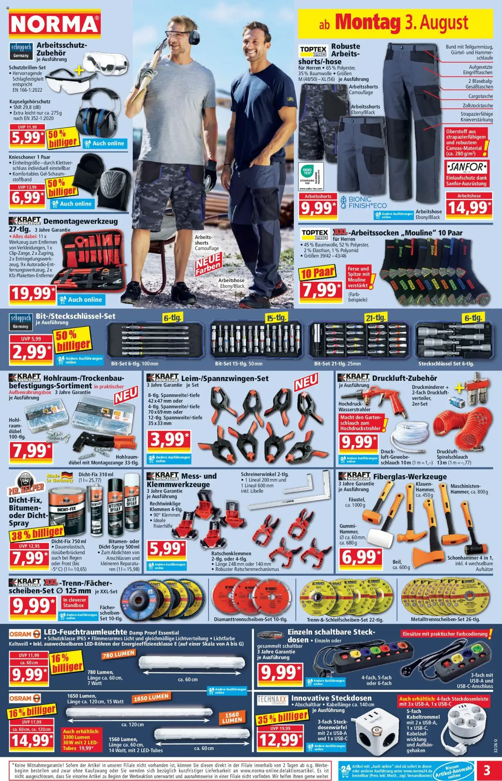 Norma Prospekt - Gültiger Prospekt ab 03.08.2026, Seite 3 von insgesamt 28