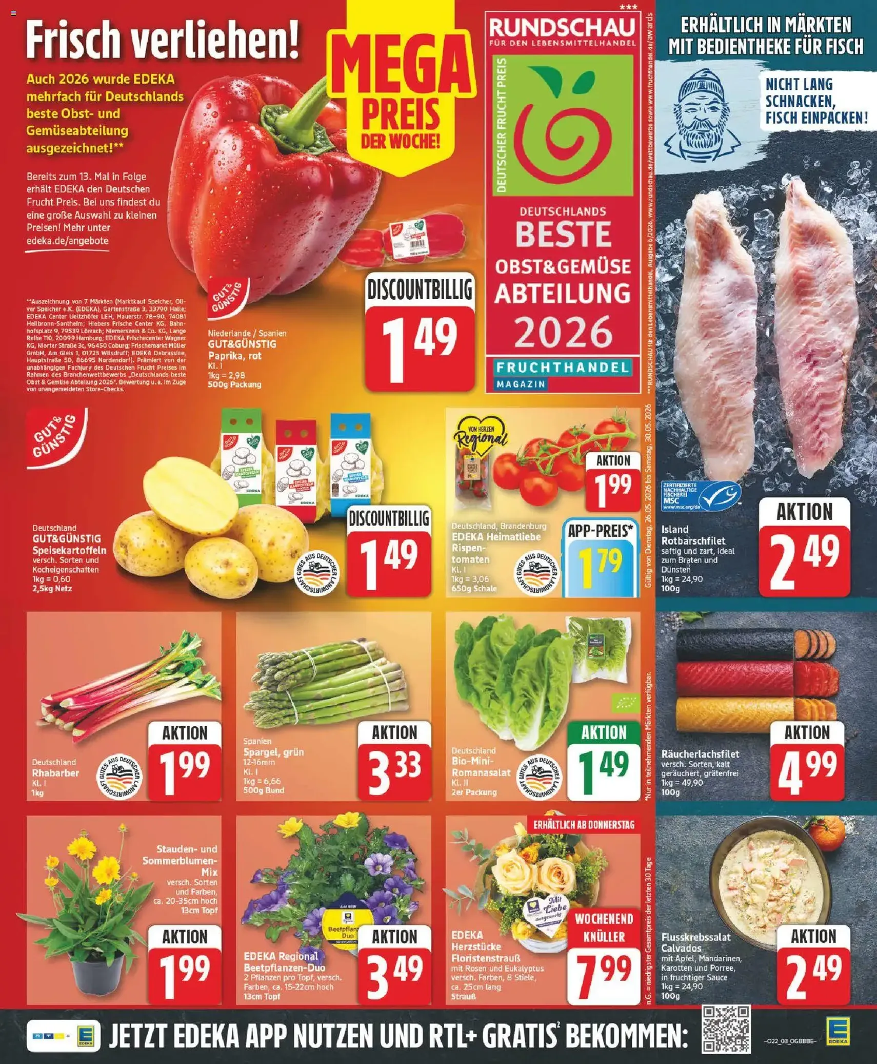 Edeka Prospekt - Gültiger Prospekt ab 26.05.2026, Seite 3 von insgesamt 23