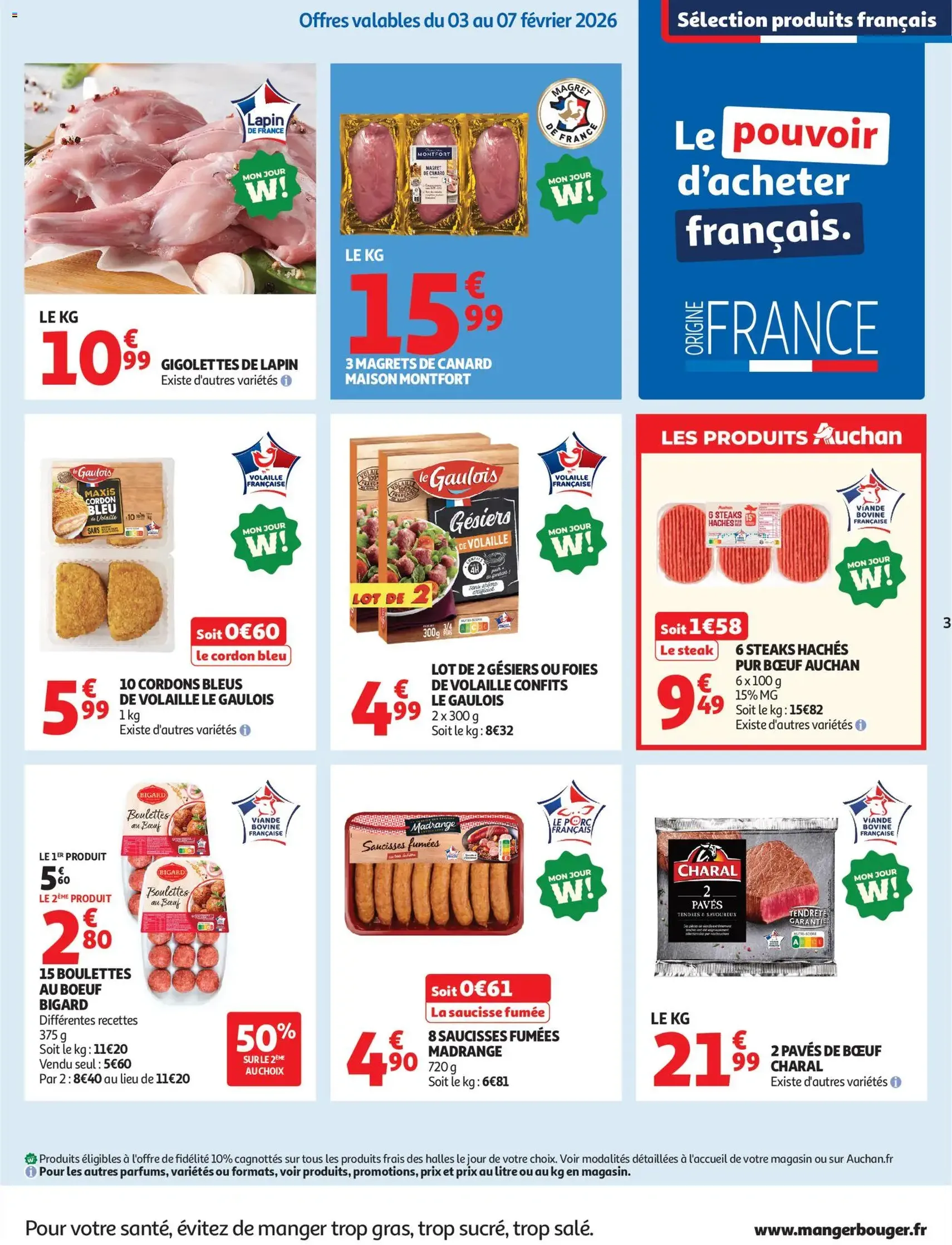 Auchan prospectus - brochure valable à partir du 03/02/2026, page 3 sur 42