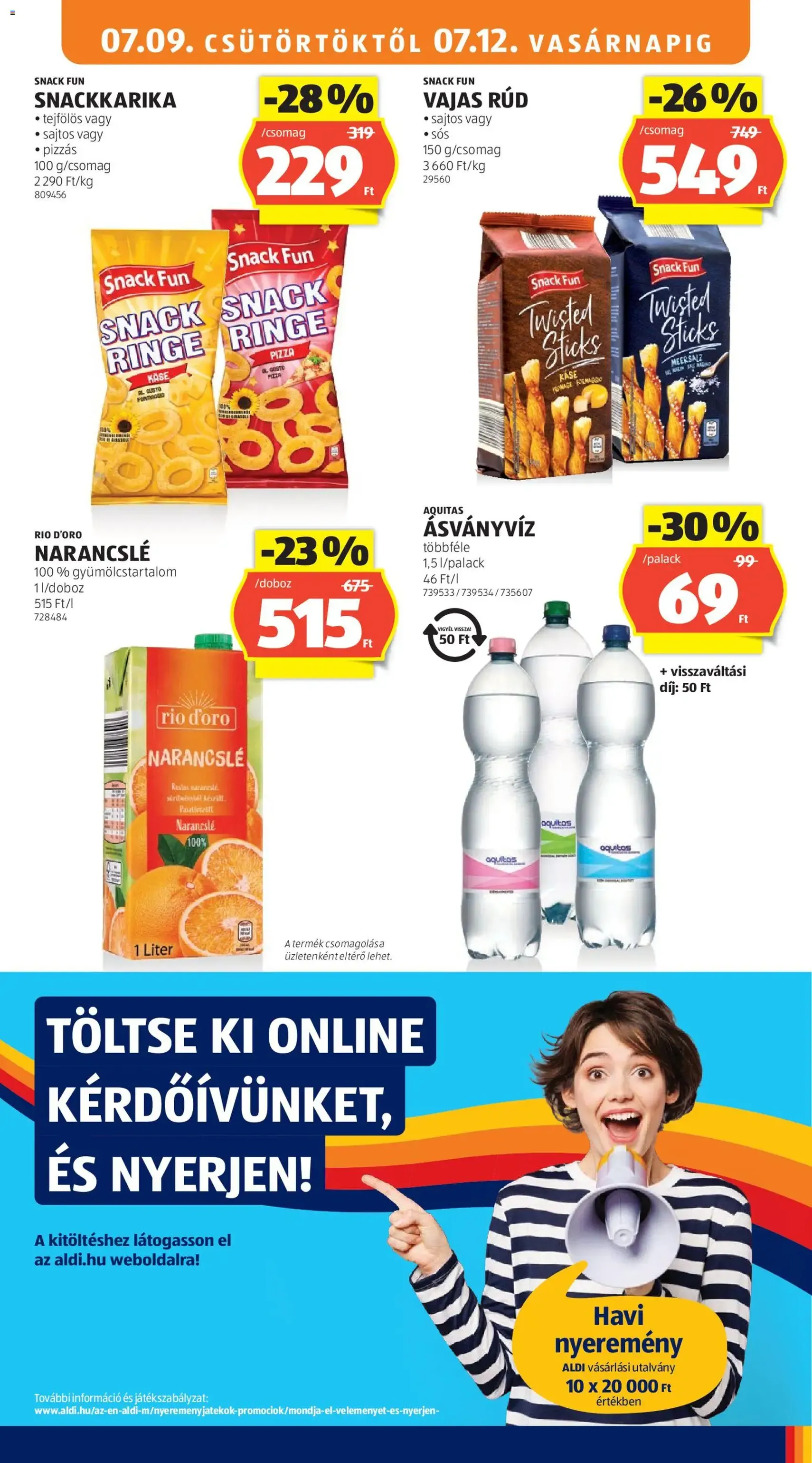Aldi akciós újság - 2026.07.09. érvényes szórólap 19 oldal 56 oldalból