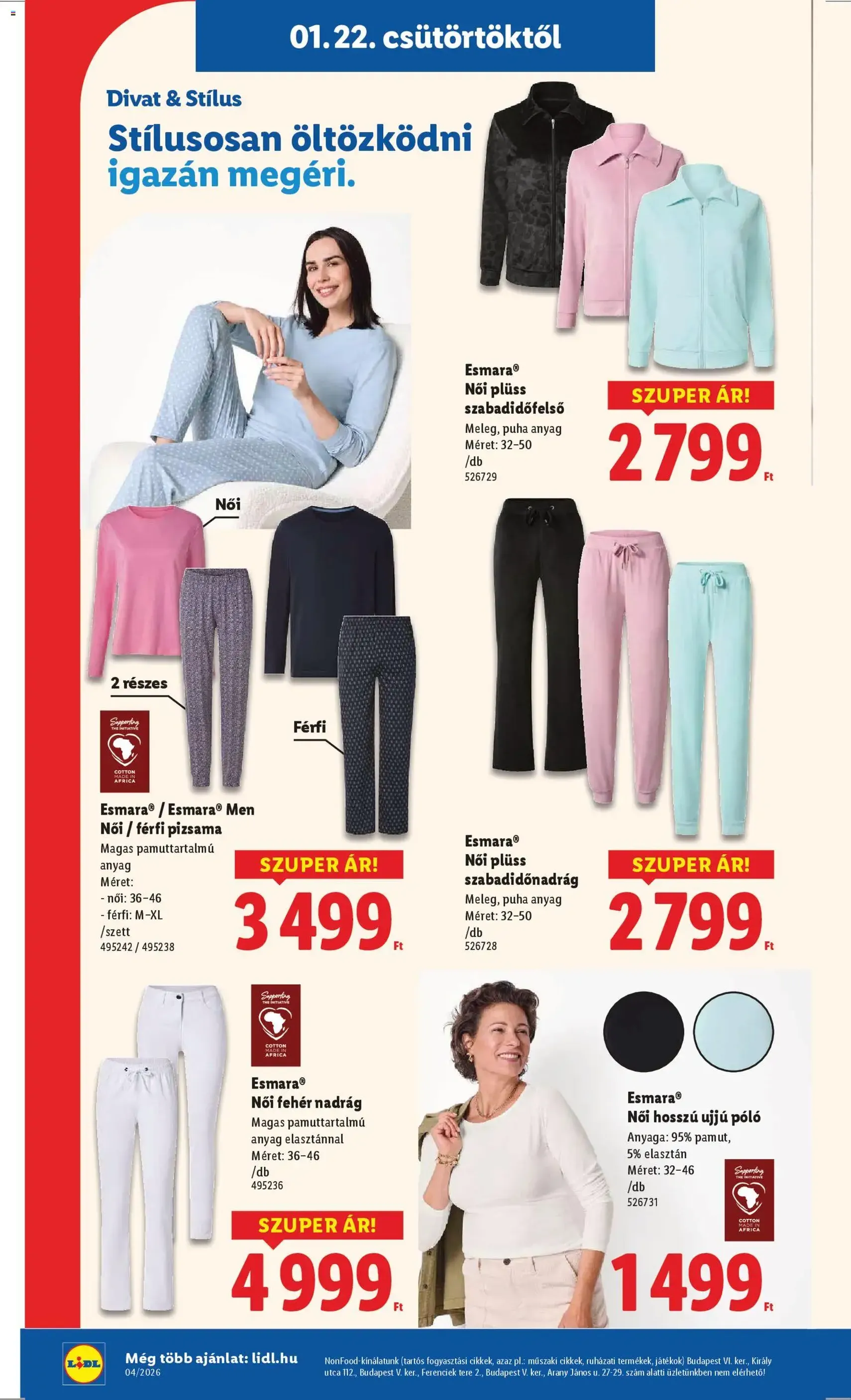 Lidl Akciós újság - 2026.01.22. érvényes szórólap 30 oldal 58 oldalból