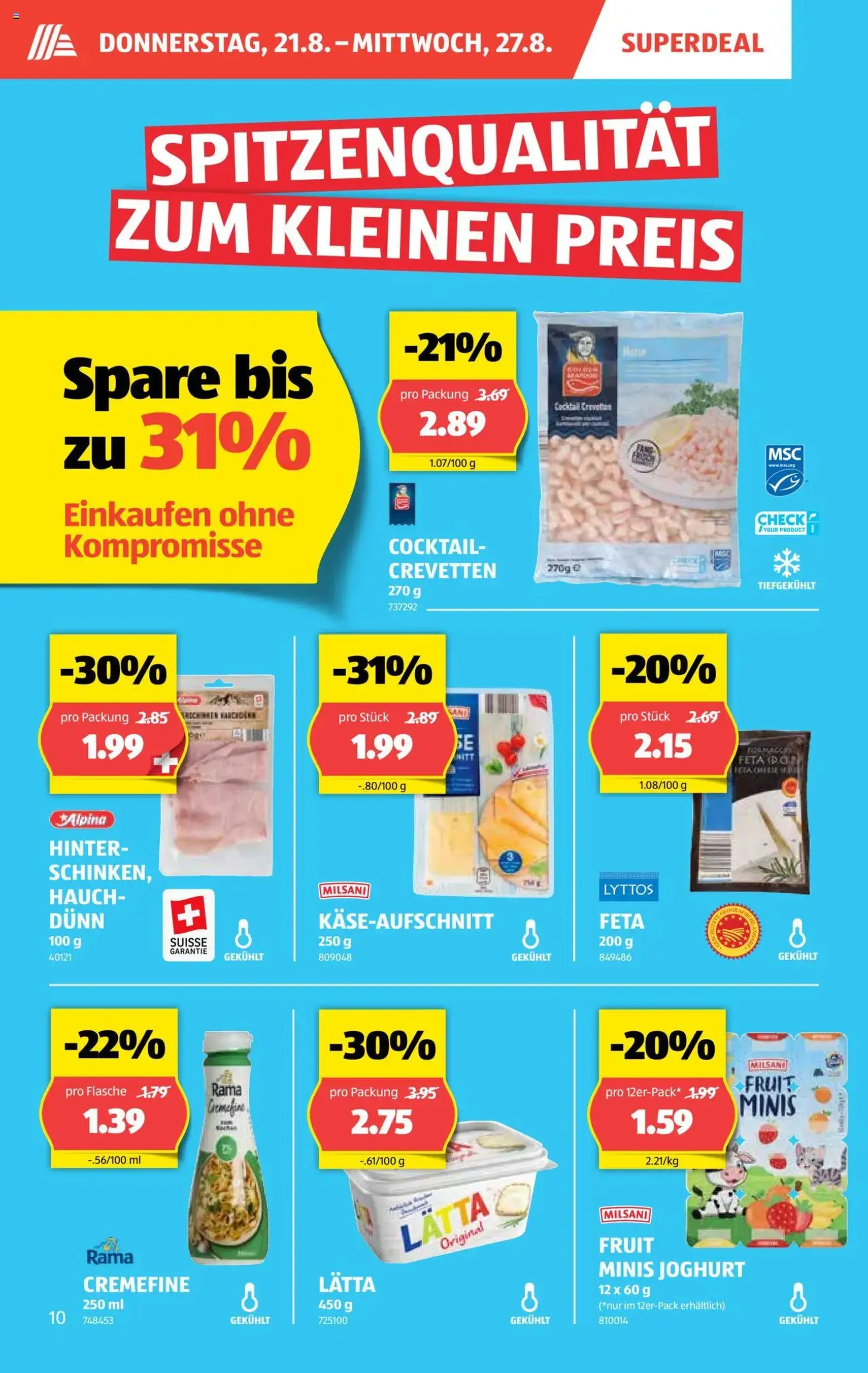 Aldi Aktionen - Gültiger Prospekt ab 21.08.2025, Seite 11 von insgesamt 32