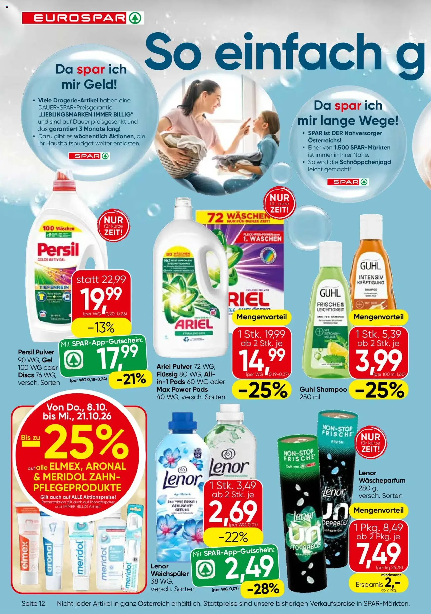 Eurospar Flugblatt - Gültiger Prospekt ab 08.10.2026, Seite 12 von insgesamt 16