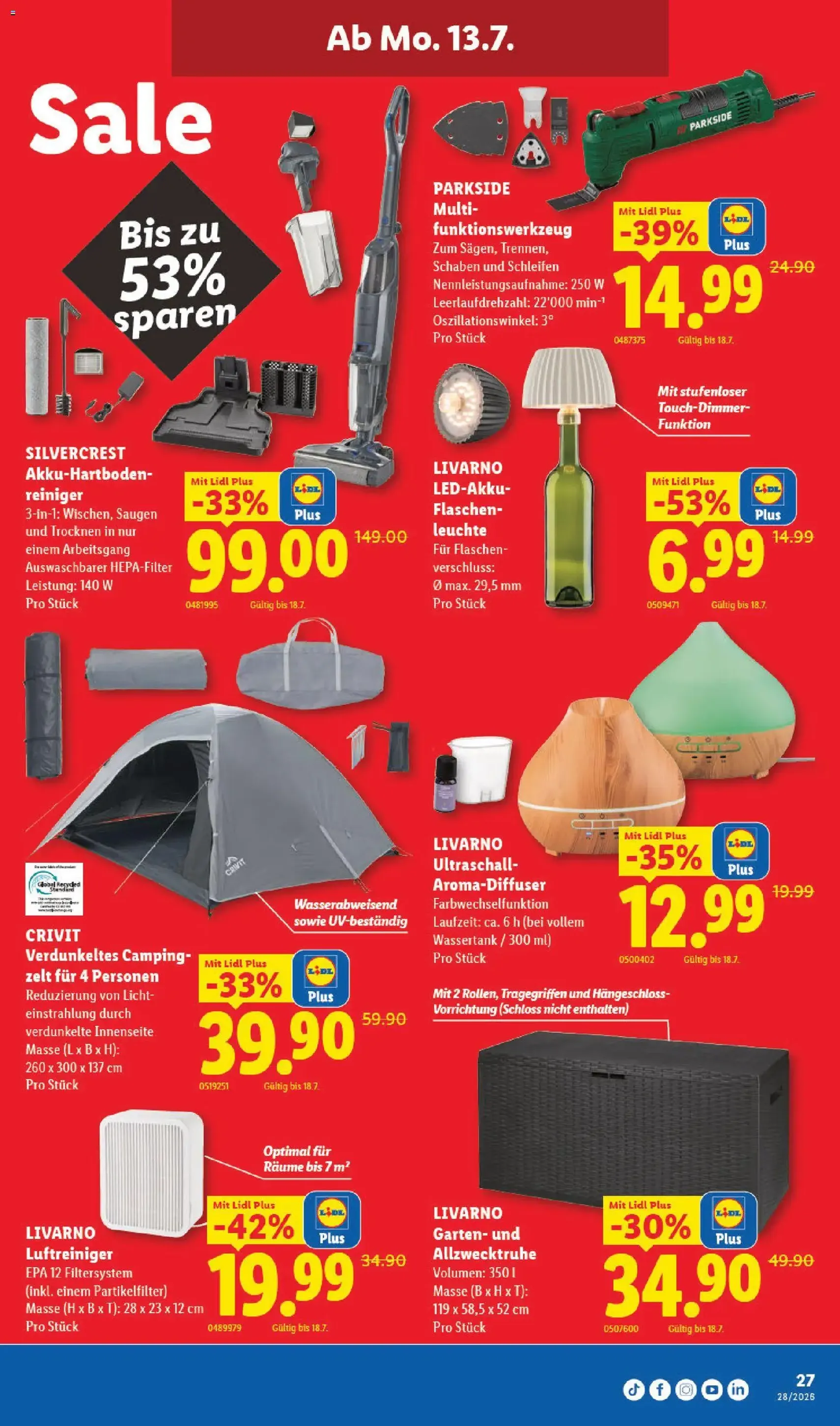 Lidl aktionen - Gültiger Prospekt ab 09.07.2026, Seite 31 von insgesamt 36