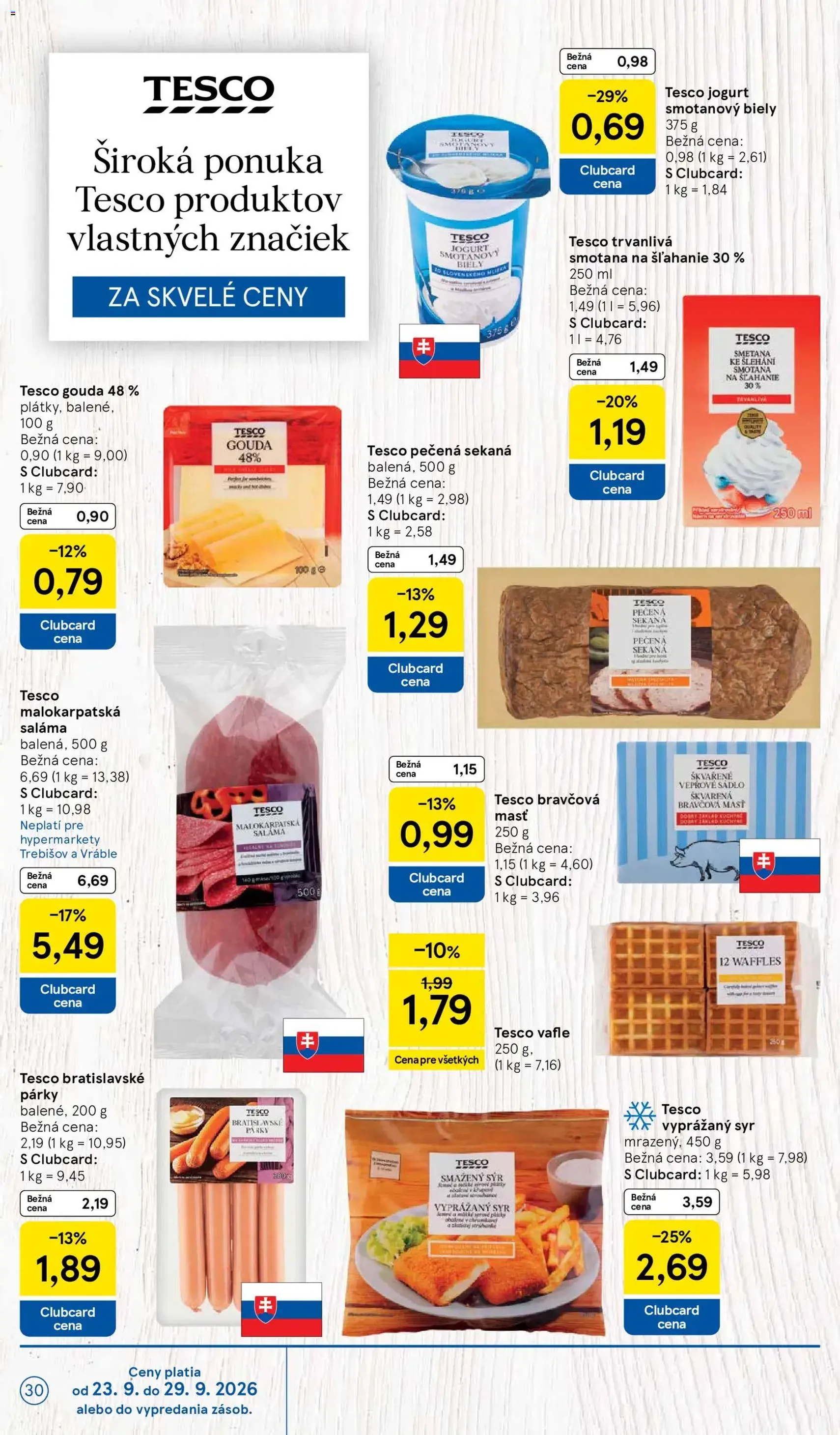 Tesco Hypermarket - leták - platný leták od 23.09.2026 strana 30 z 48
