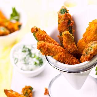 Voorvertoning van recept Courgette frietjes